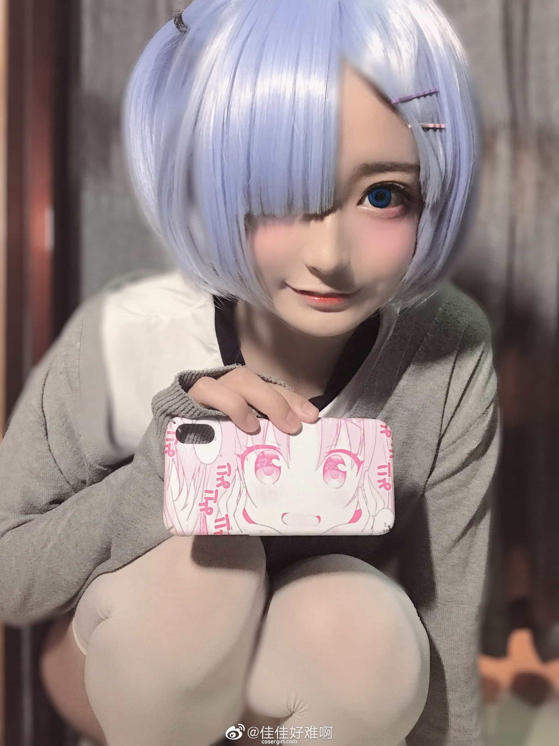 图片[4]-佳佳好难啊 VOL.09 蕾姆2 - coser福利社-coser福利社