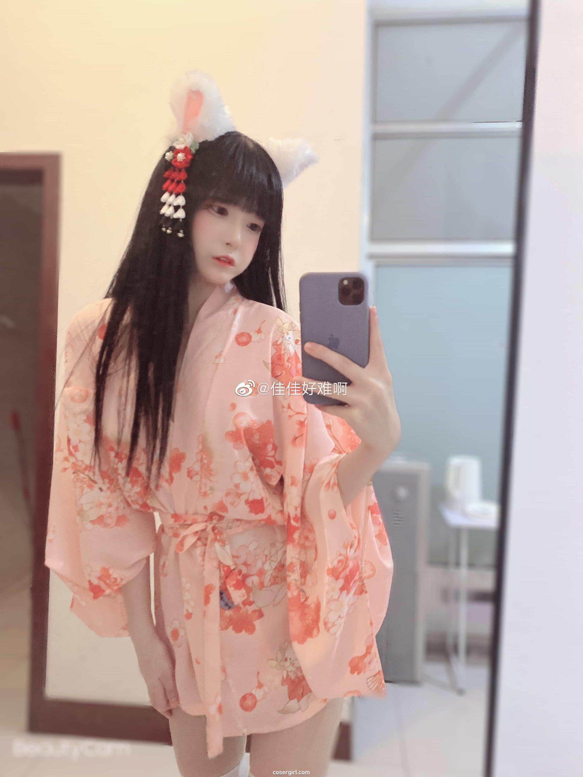 图片[10]-佳佳好难啊 VOL.12 亲亲 + VOL.13 神住在天上 我住在哪里呢 - coser福利社-coser福利社
