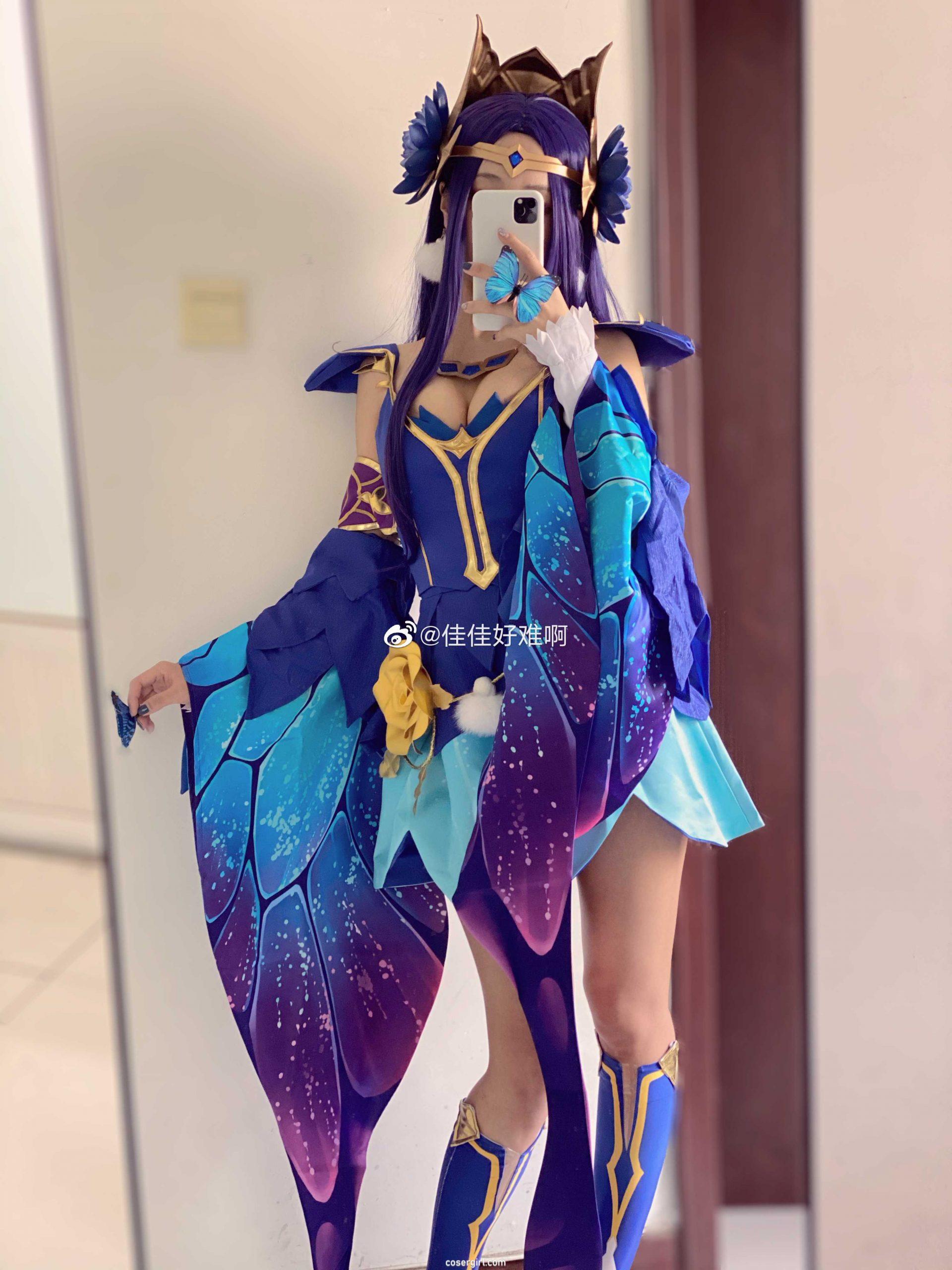 图片[1]-佳佳好难啊 VOL.19 王者荣耀貂蝉 - coser福利社-coser福利社