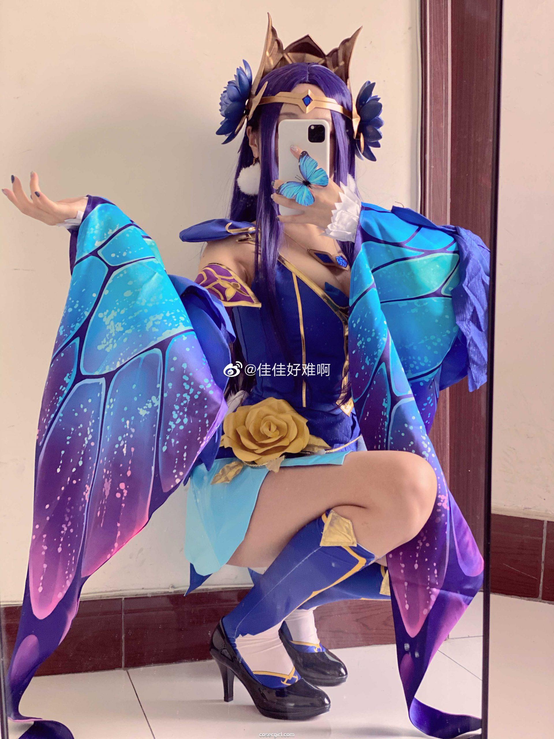 图片[4]-佳佳好难啊 VOL.19 王者荣耀貂蝉 - coser福利社-coser福利社