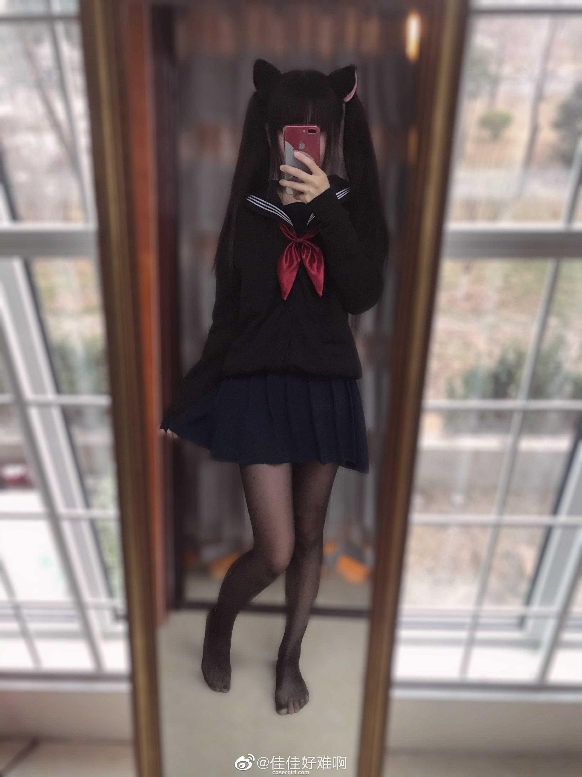 图片[2]-佳佳好难啊 VOL.22 我是一只黑猫 - coser福利社-coser福利社