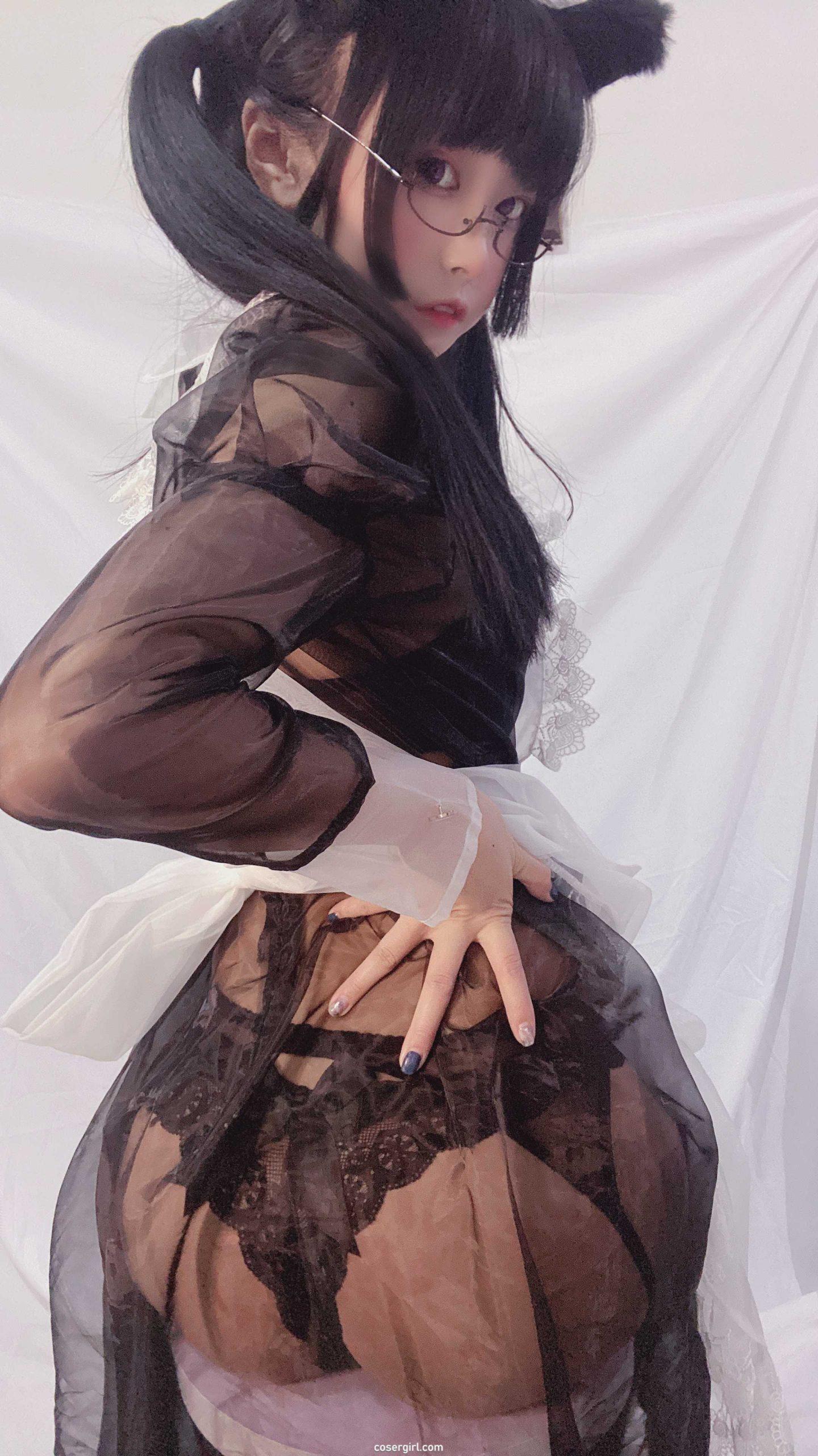 图片[3]-佳佳好难啊 VOL.42 透明女仆 - coser福利社-coser福利社