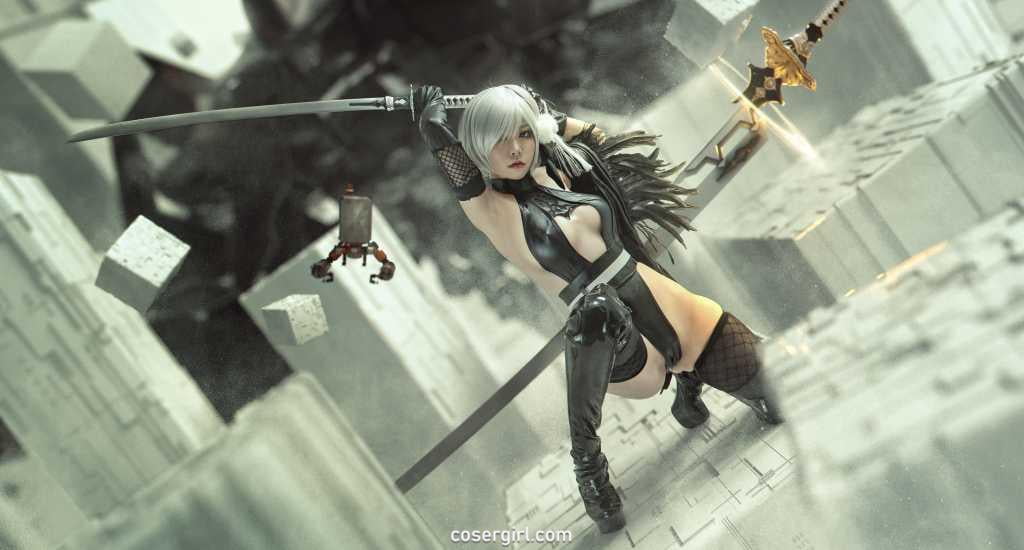 图片[3]-爆机少女喵小吉 -《尼尔机械纪元 人形兵器》 - coser福利社-coser福利社