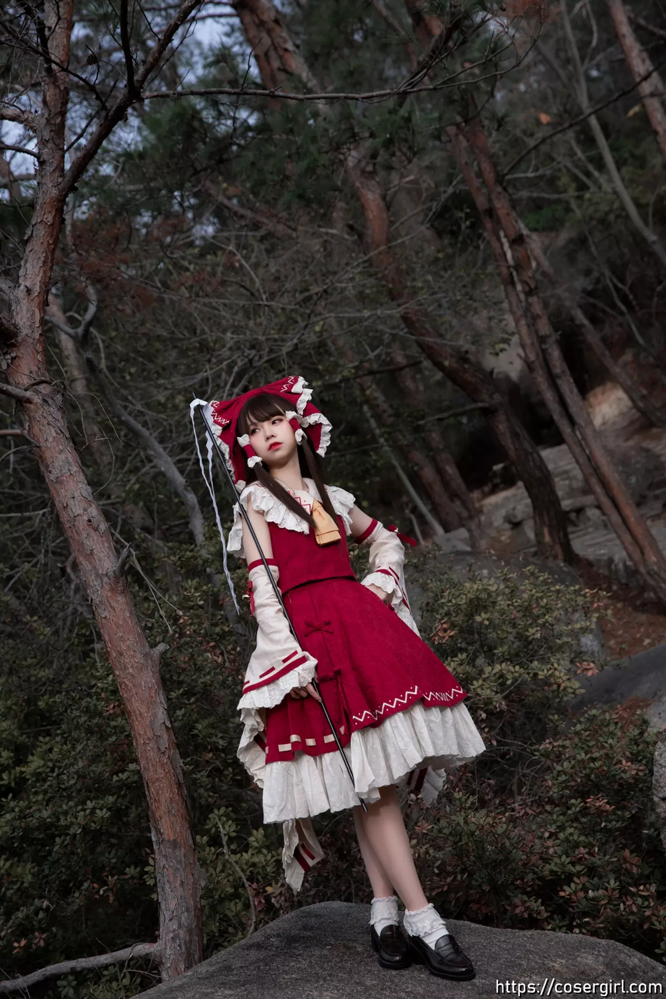 图片[3]-G44不会受伤 Vol.031 灵梦 - coser福利社-coser福利社