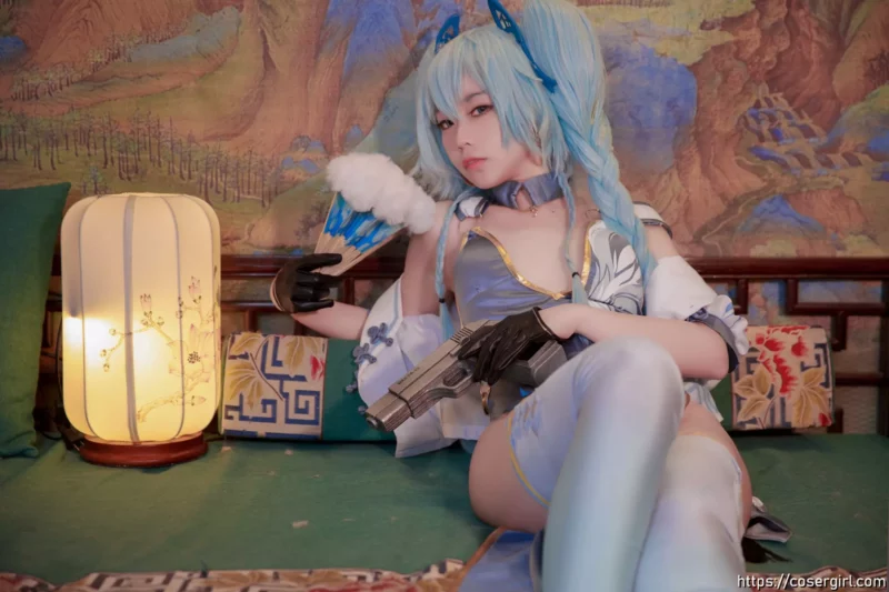 G44不会受伤 Vol.003 pa15旗袍 翠雀媚-coser福利社