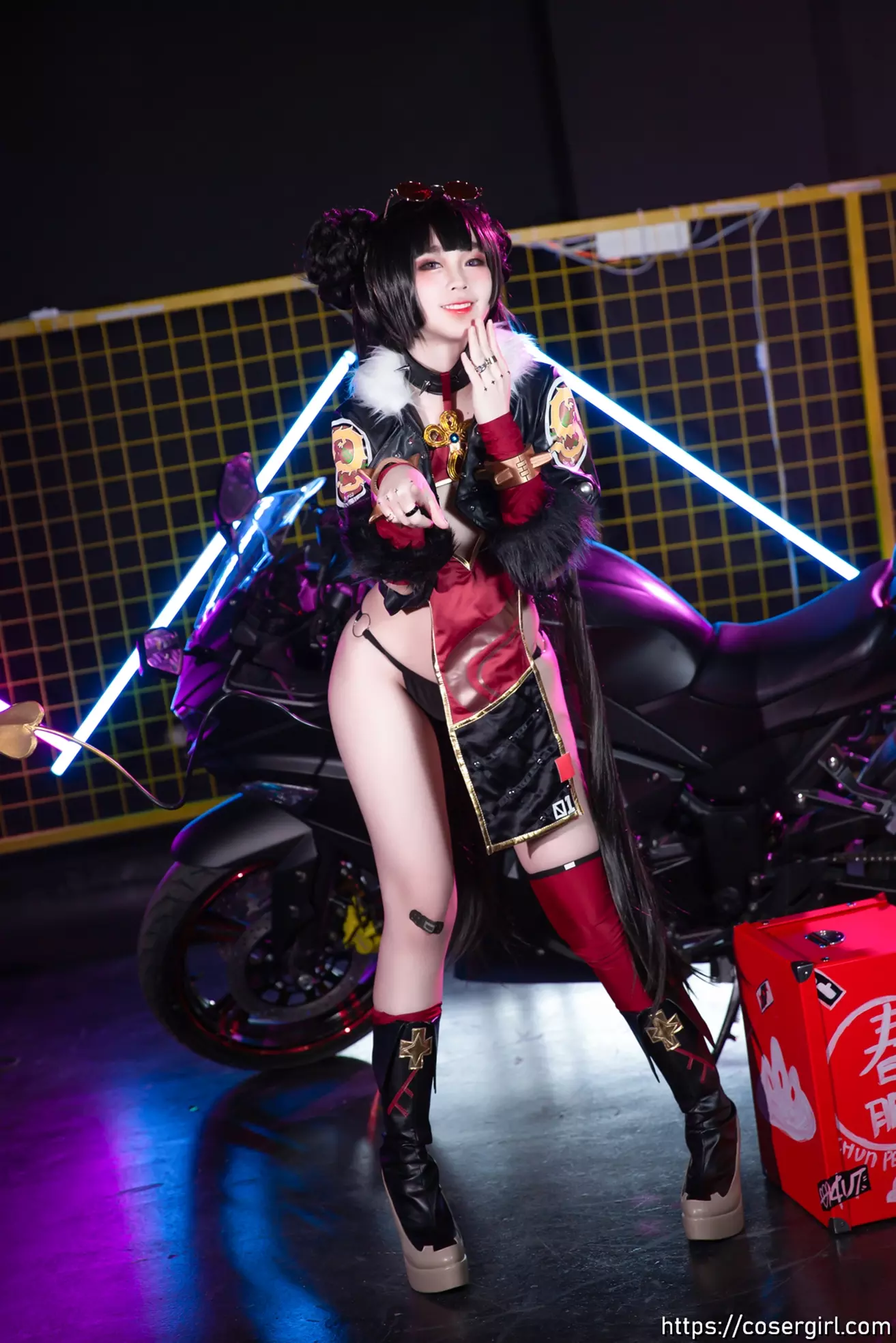 图片[2]-G44不会受伤 Vol.009 春鹏饺子外卖小妹 - coser福利社-coser福利社