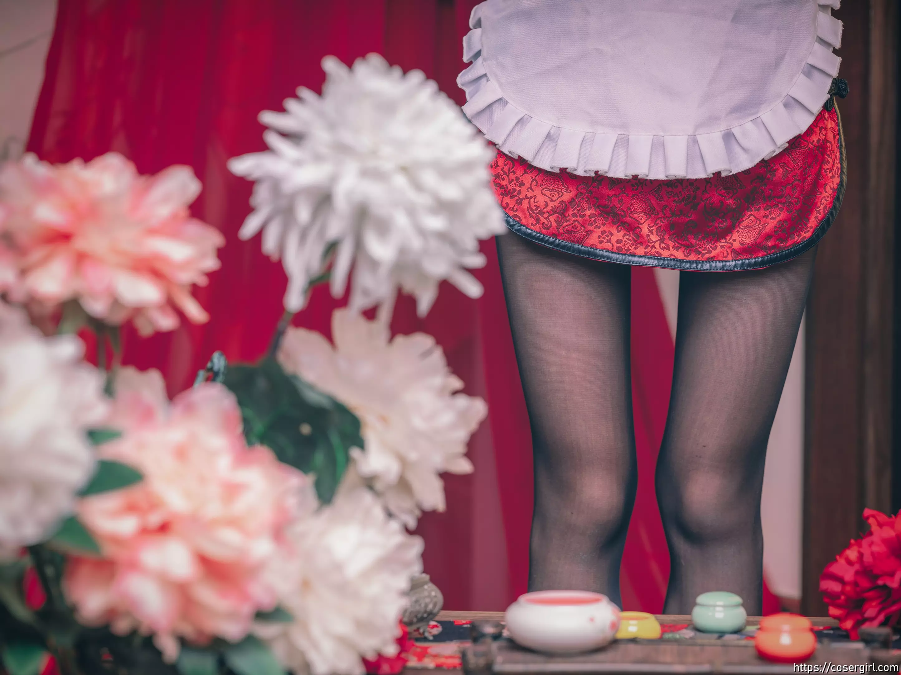 图片[2]-水淼Aqua 霞之丘诗羽 旗袍 - coser福利社-coser福利社