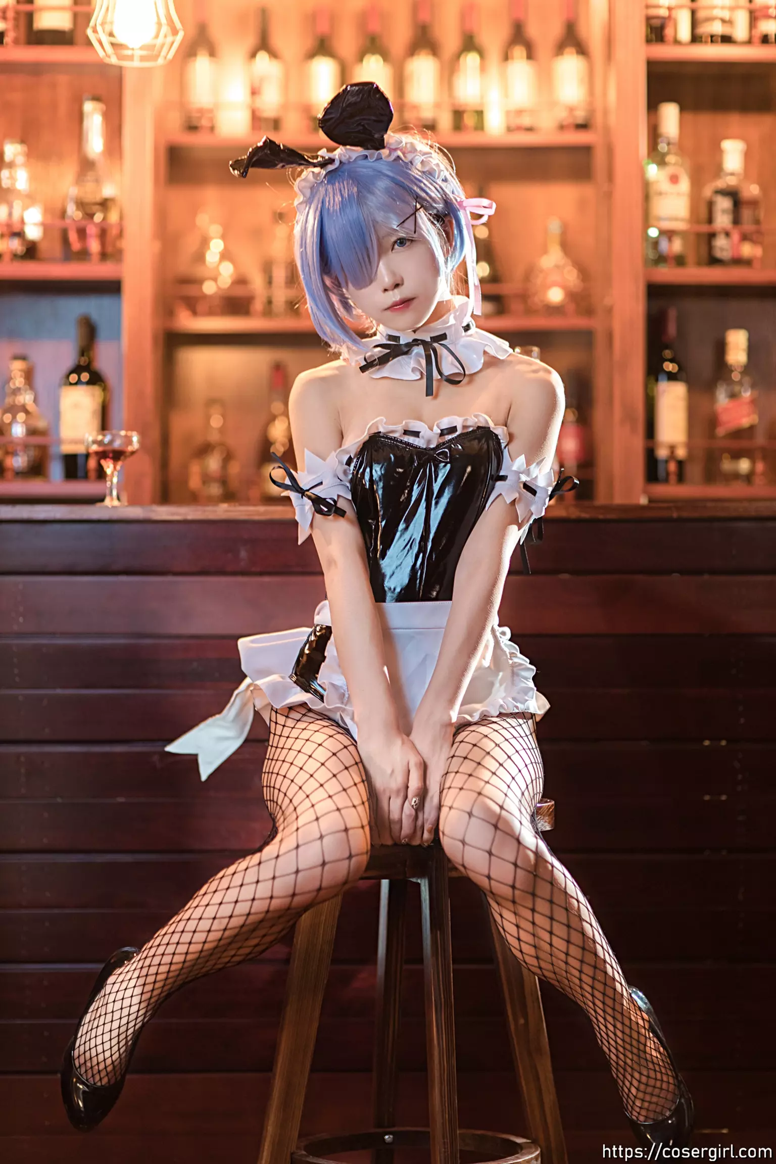 图片[3]-水淼Aqua 蕾姆 兔女郎 - coser福利社-coser福利社