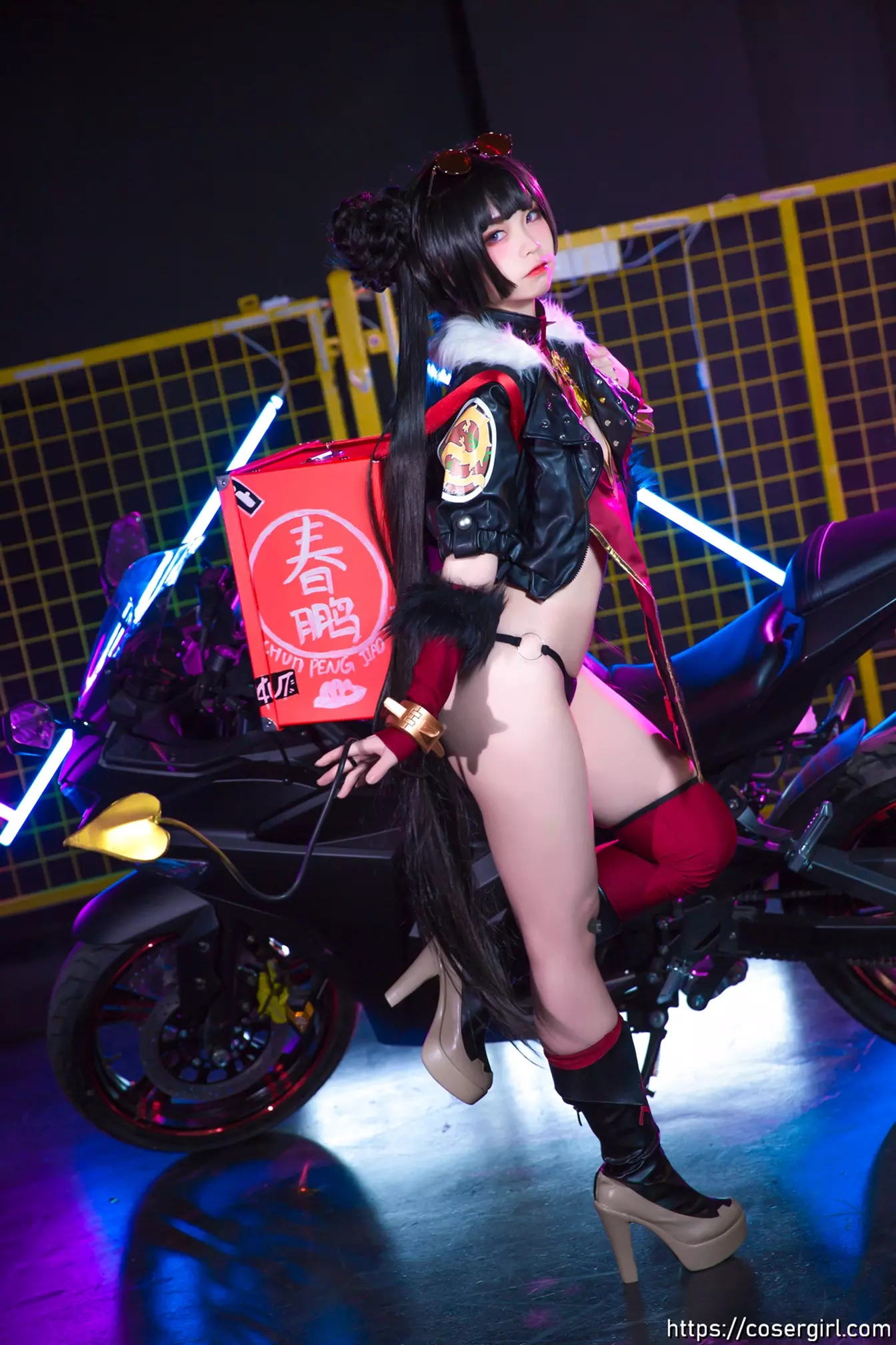 图片[1]-G44不会受伤 Vol.009 春鹏饺子外卖小妹 - coser福利社-coser福利社