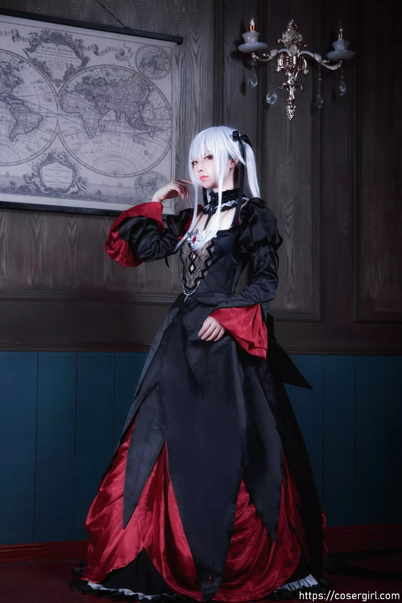 图片[1]-G44不会受伤 Vol.019 雾枝长裙 - coser福利社-coser福利社