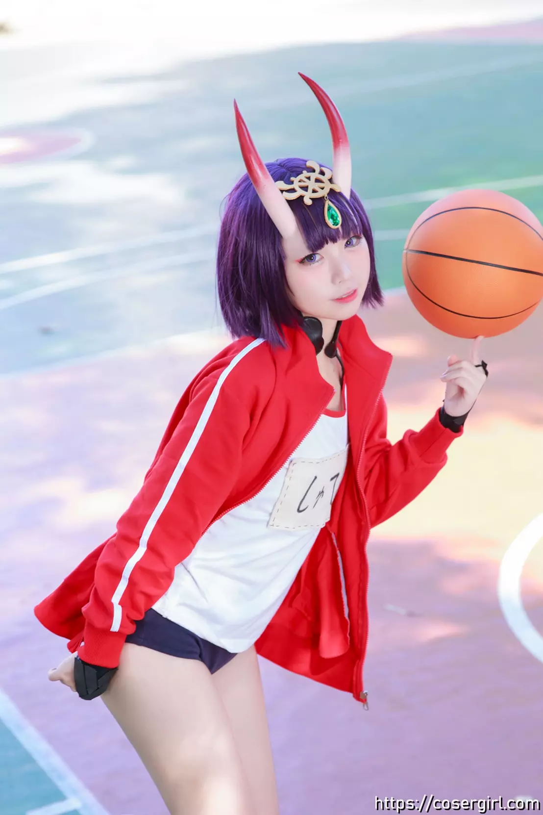 图片[1]-G44不会受伤 Vol.029 酒吞体操服 - coser福利社-coser福利社