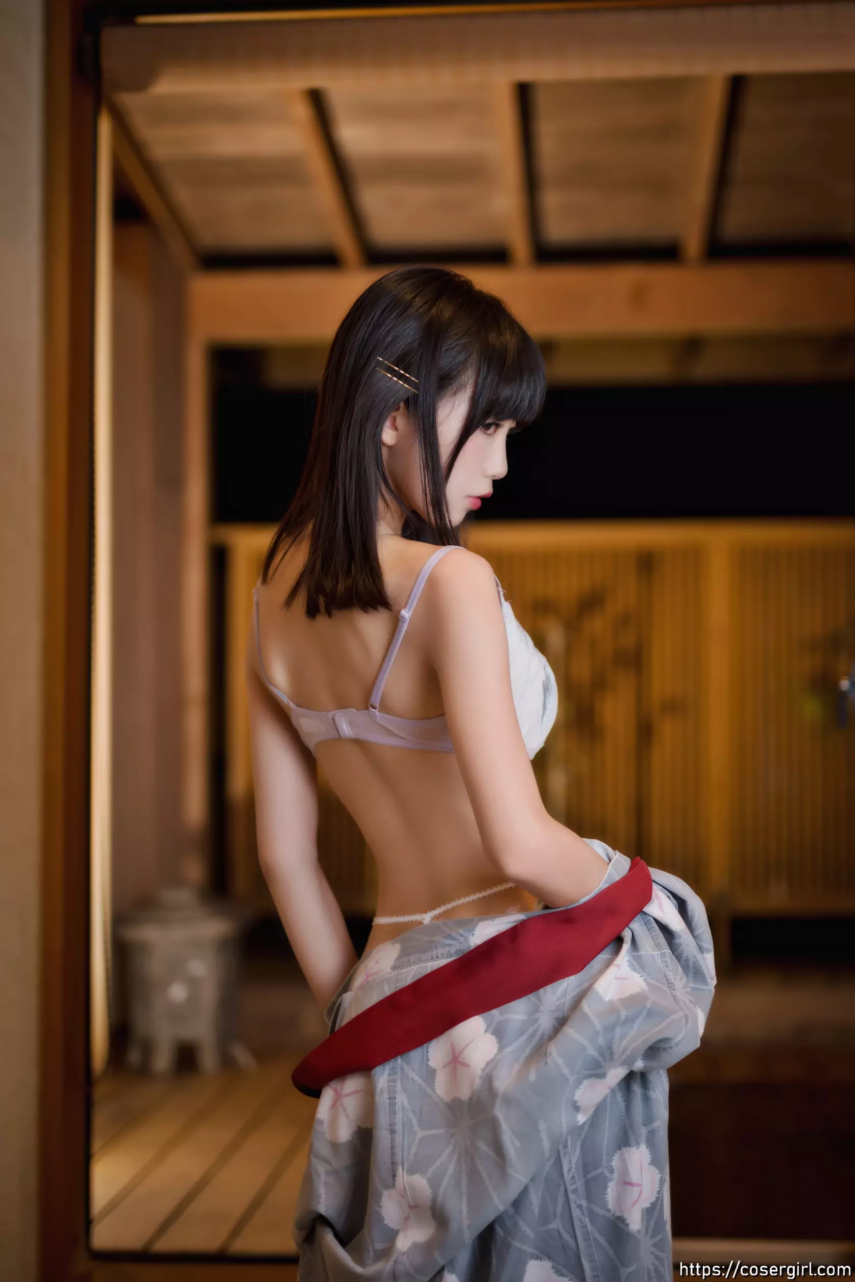 图片[1]-水淼Aqua 悠闲假日 浴衣 - coser福利社-coser福利社