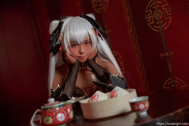 G44不会受伤 Vol.024 褐色旗袍娘-coser福利社