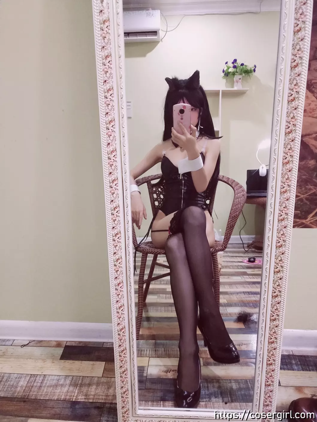 图片[1]-水淼Aqua 爱宕犬 兔女郎 - coser福利社-coser福利社