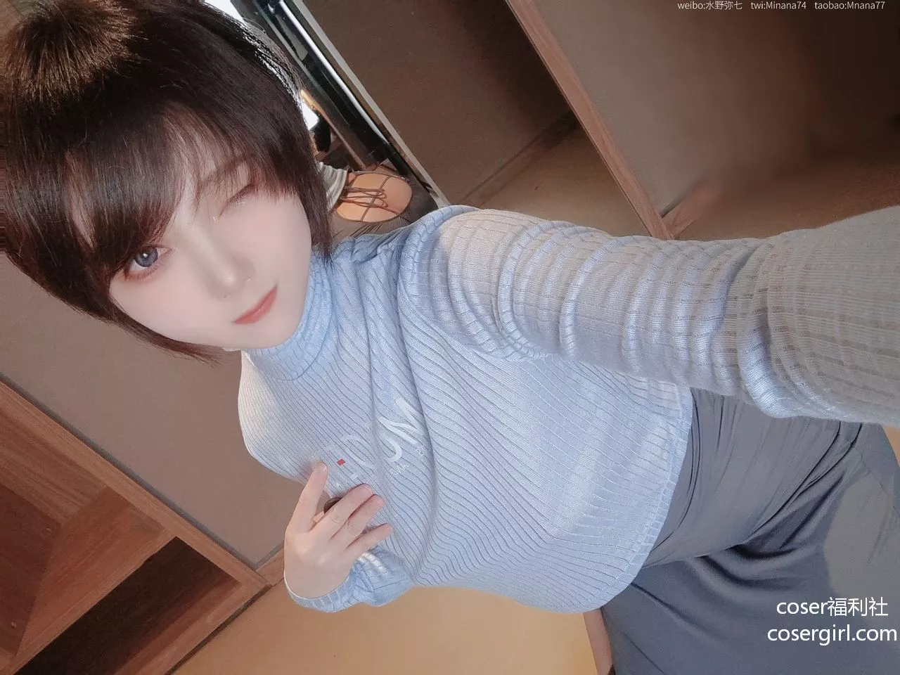 图片[2]-水野弥七 - 没有吉他的吉他妹妹 [47P5V] - coser福利社-coser福利社