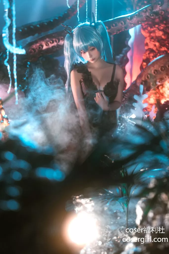 图片[4]-蠢沫沫 NO.200 初音 深海少女 - coser福利社-coser福利社