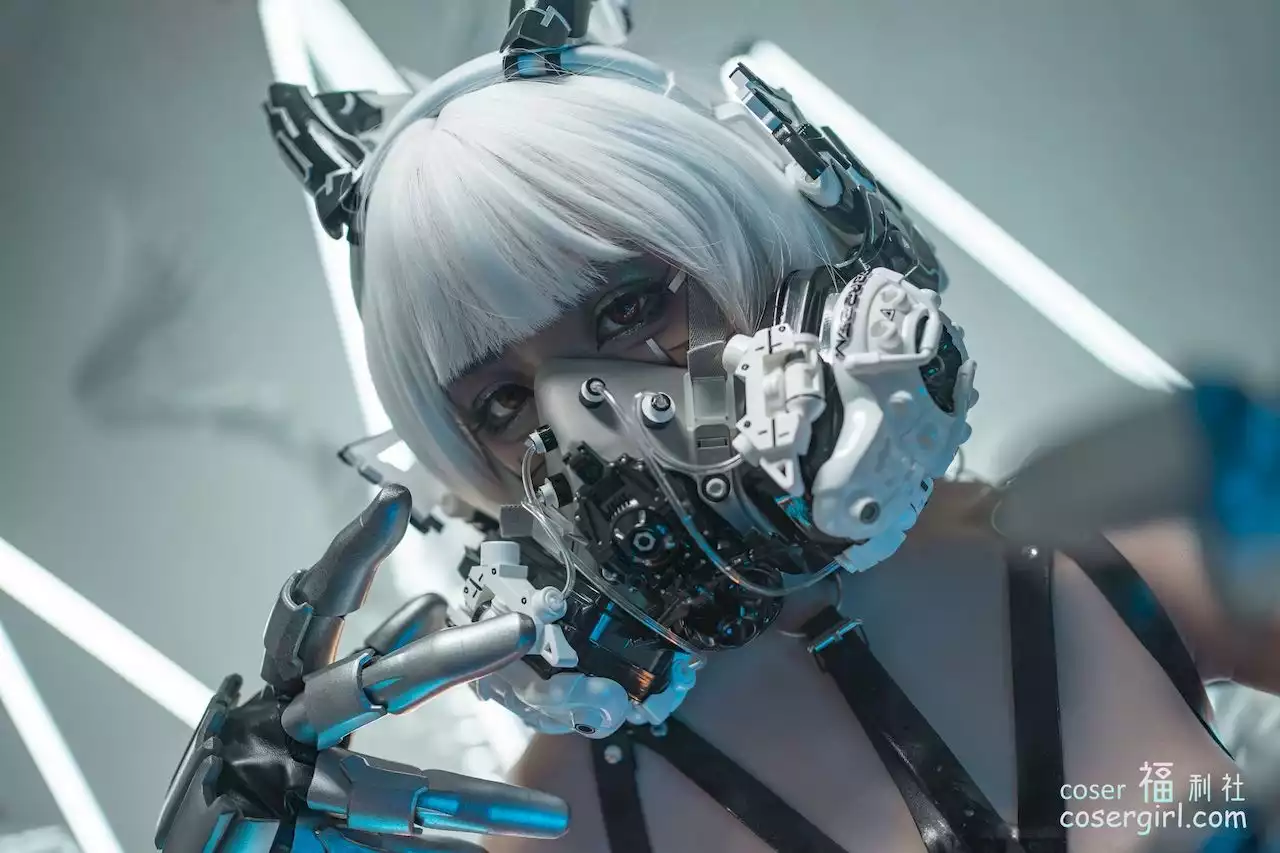 图片[1]-爆机少女喵小吉 赛博朋克-超梦 - coser福利社-coser福利社