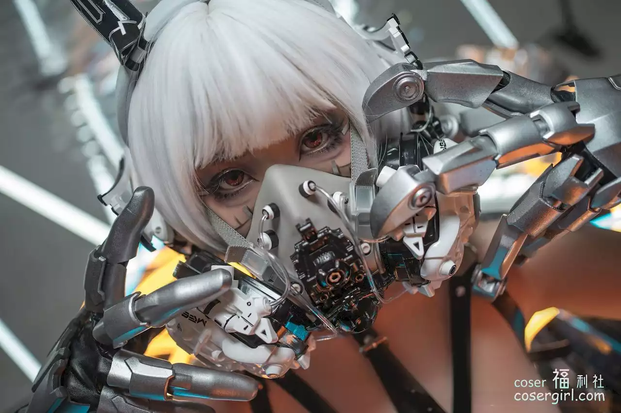 图片[2]-爆机少女喵小吉 赛博朋克-超梦 - coser福利社-coser福利社