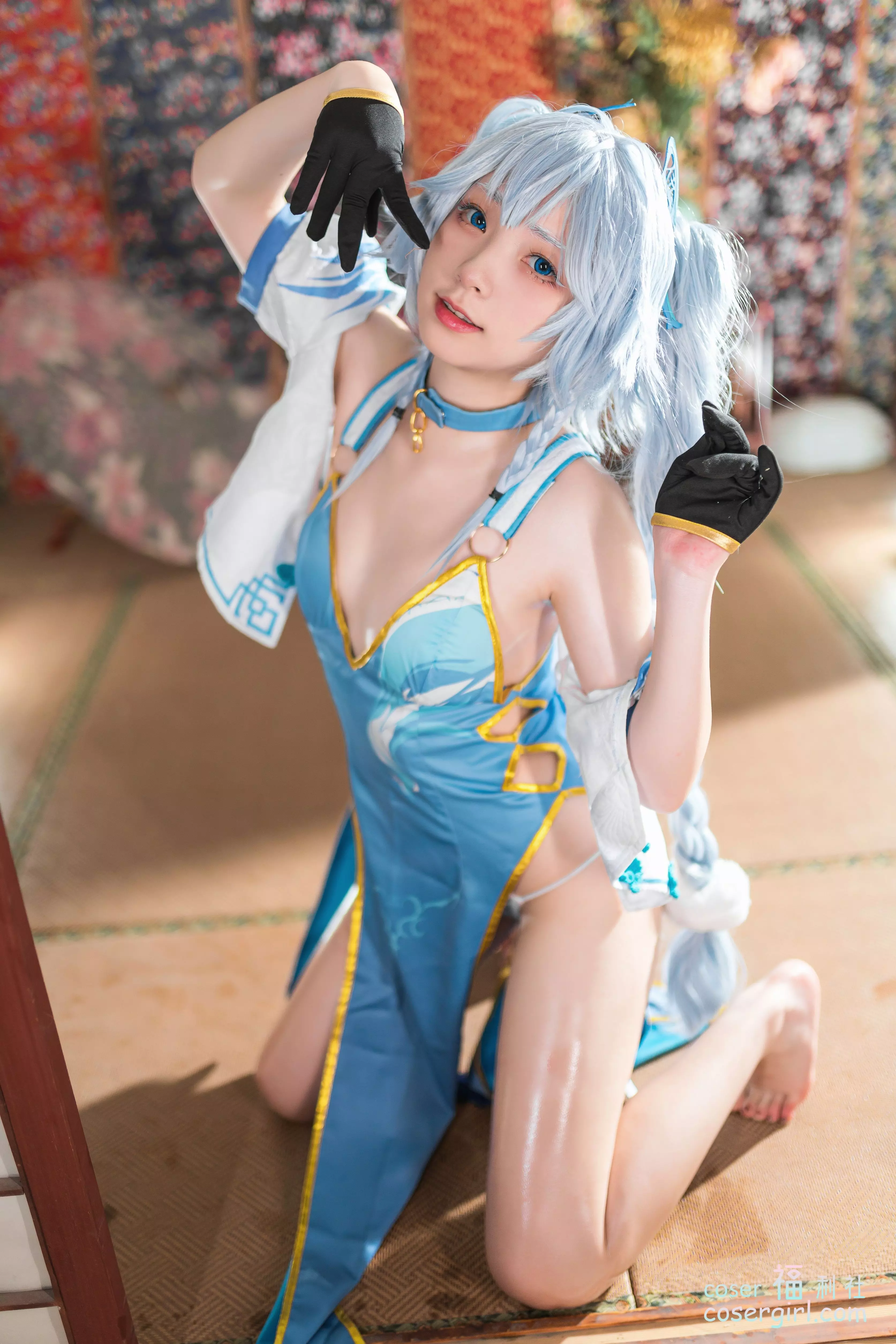 图片[3]-花铃 PA15-翠雀媚 美女写真图片欣赏 - coser福利社-coser福利社