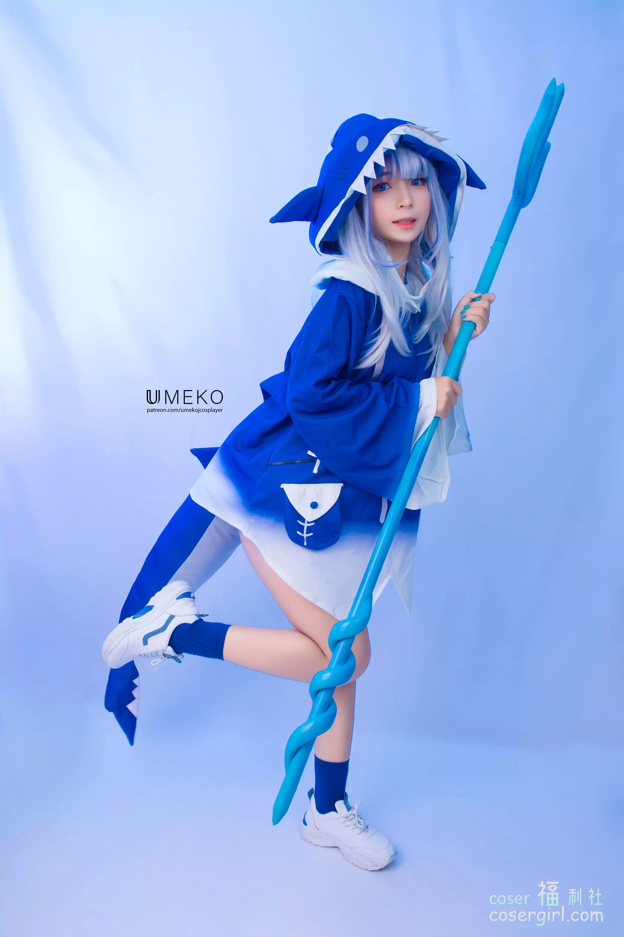 图片[1]-Umeko J - Gawr Gura 美女写真图片欣赏 - coser福利社-coser福利社