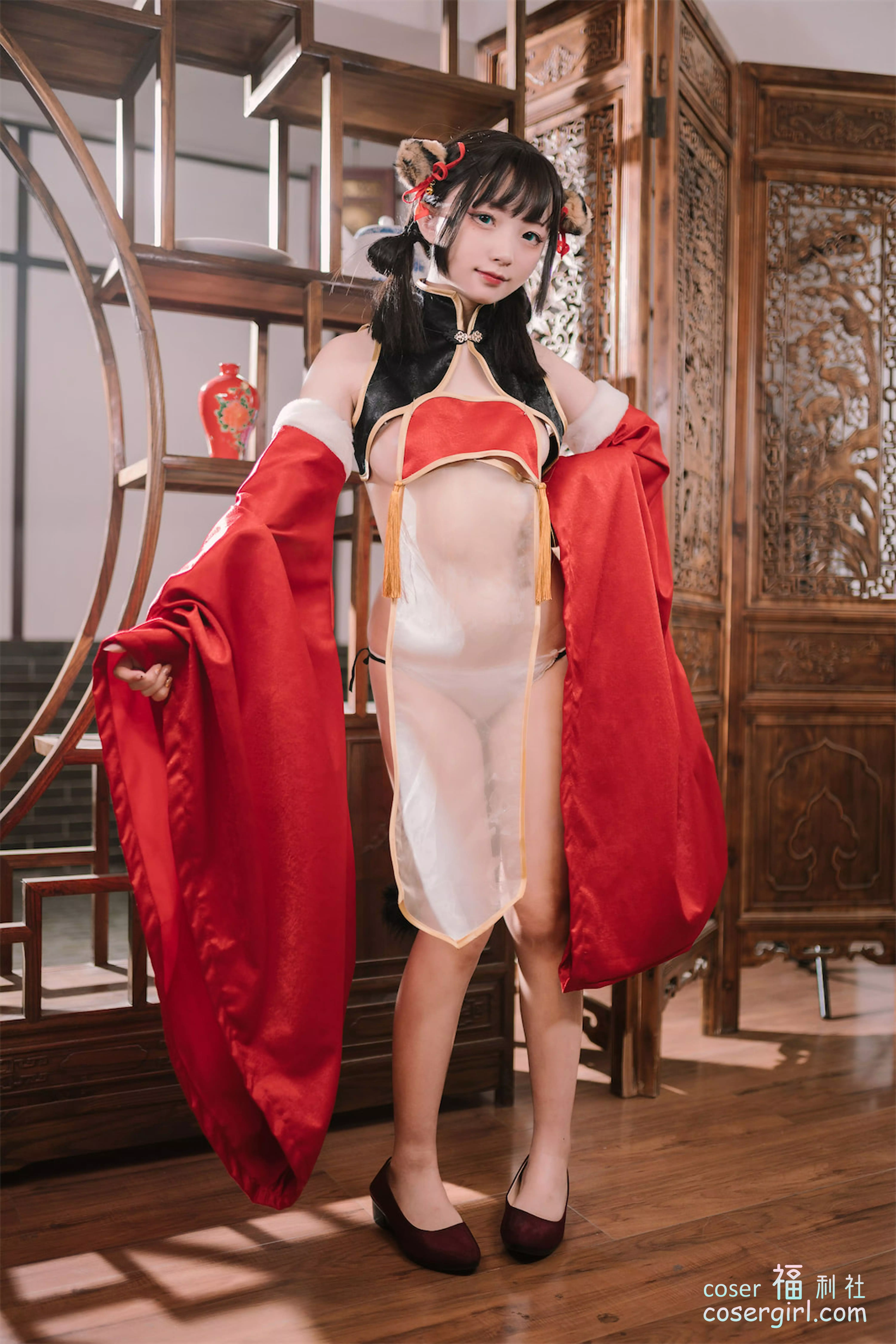 图片[11]-花铃 虎团团 美女写真图片欣赏 - coser福利社-coser福利社