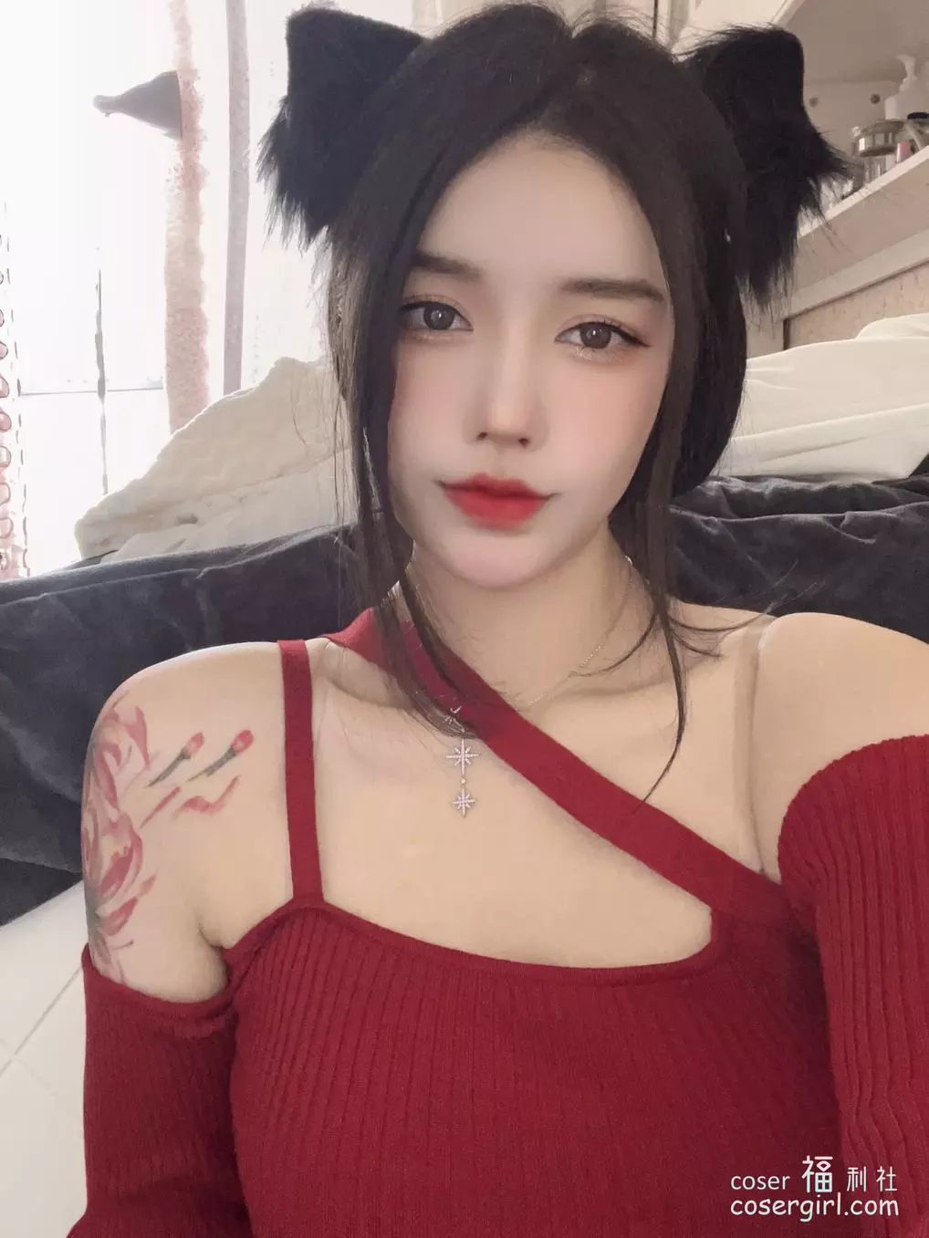 图片[1]-汐 圣诞特辑 美女写真图片欣赏 - coser福利社-coser福利社