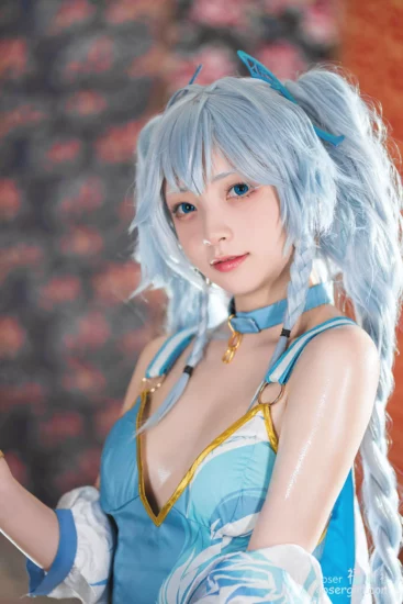 花铃 PA15-翠雀媚 美女写真图片欣赏-coser福利社