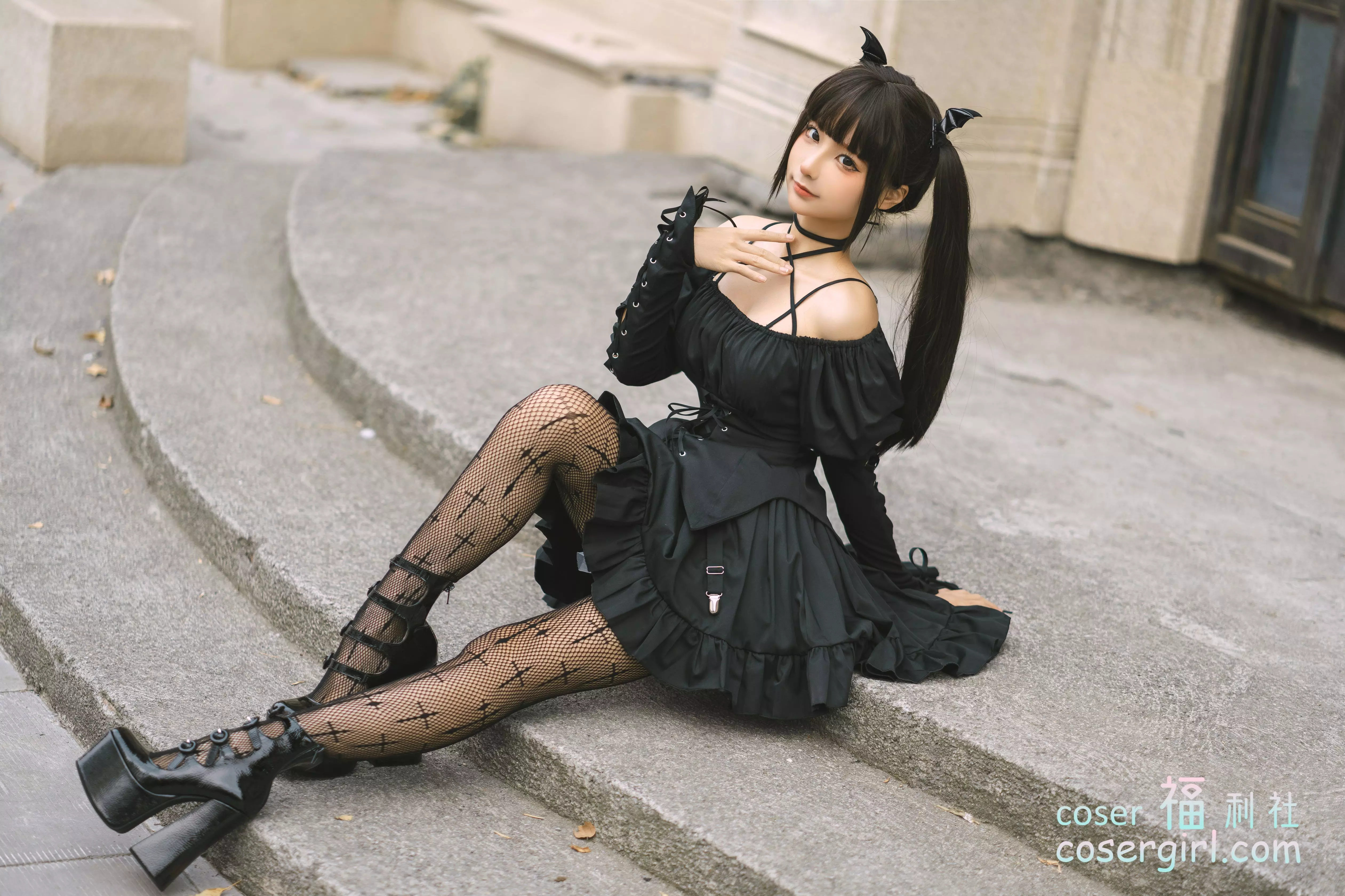 图片[2]-蠢沫沫 双马尾小恶魔 美女写真图片欣赏 - coser福利社-coser福利社