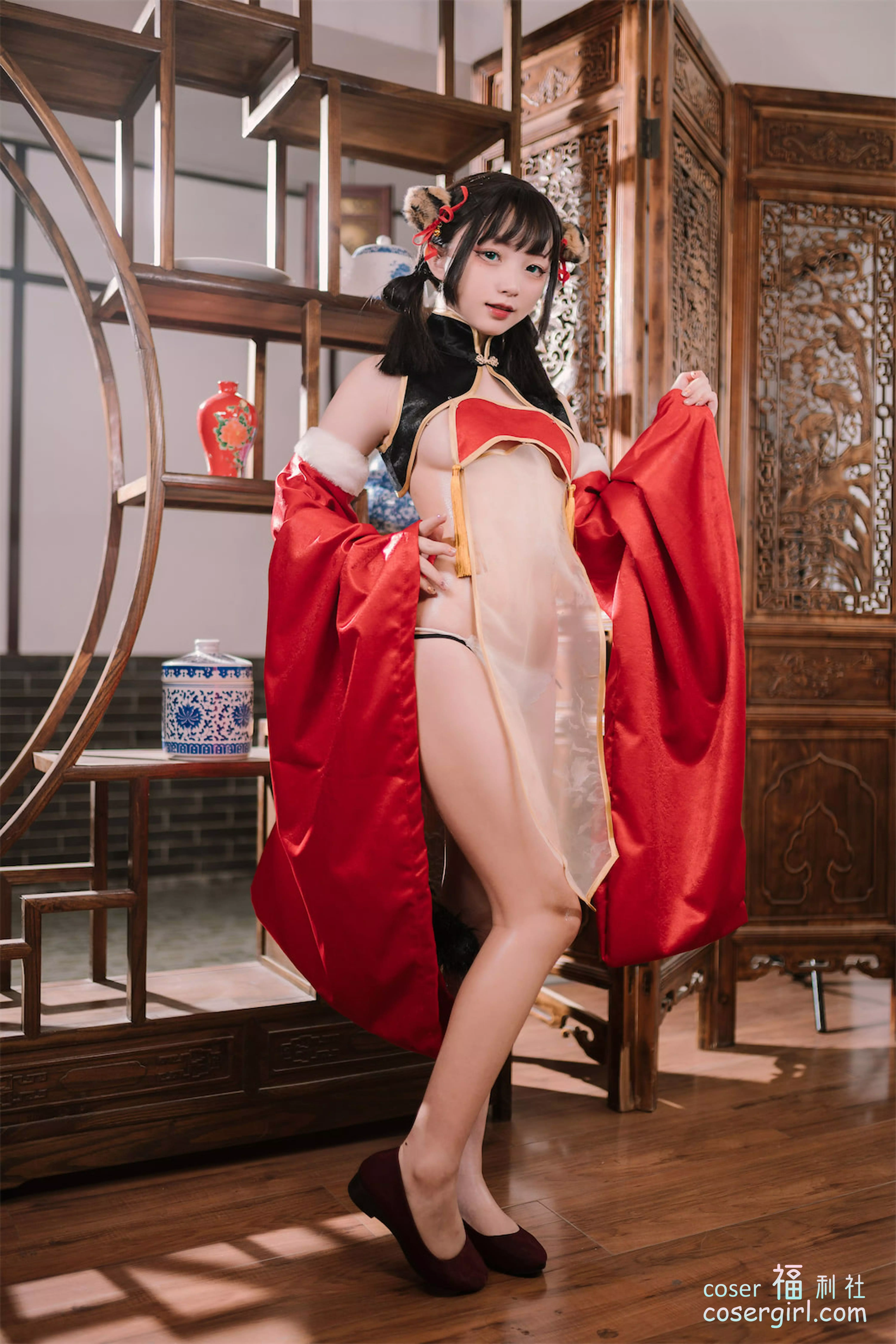 图片[5]-花铃 虎团团 美女写真图片欣赏 - coser福利社-coser福利社