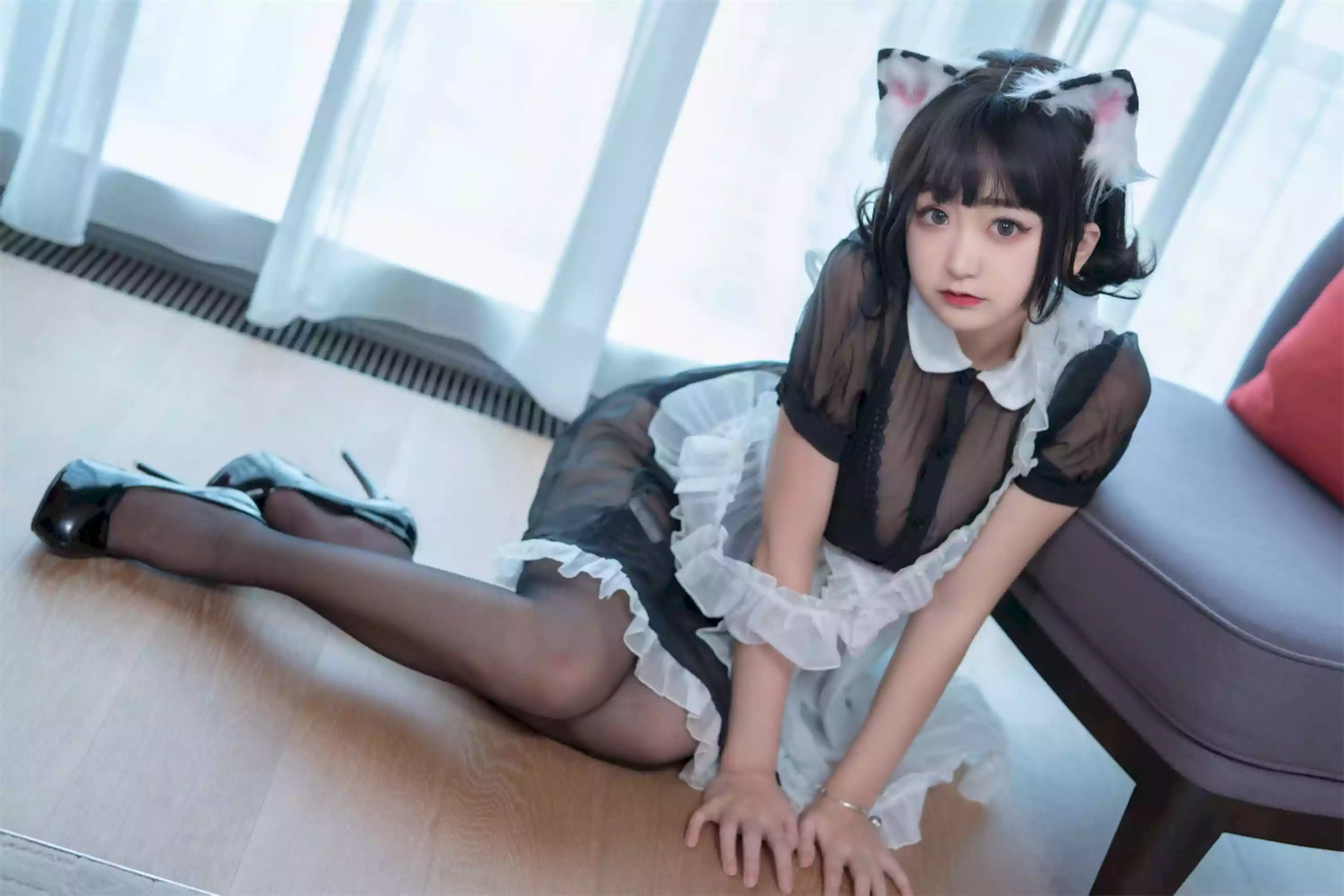 图片[6]-恩田直幸 奶牛猫女仆 美女写真集图片欣赏 - coser福利社-coser福利社