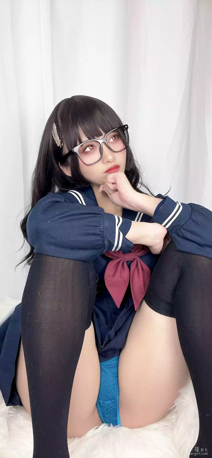 图片[1]-洛璃 LoLiSAMA 第一次的约会 美女写真图片欣赏 - coser福利社-coser福利社