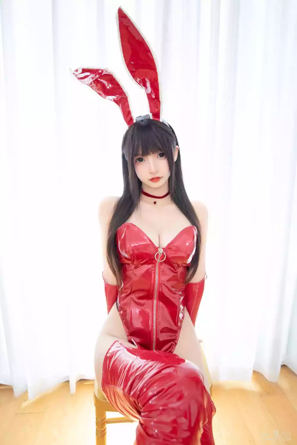 图片[7]-神楽坂真冬 红兔迎春 美女写真图片欣赏 - coser福利社-coser福利社