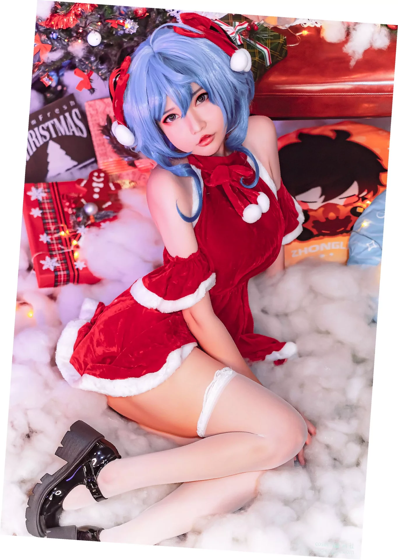 图片[3]-Potato Godzilla Santa Ganyu 美女写真图片欣赏 - coser福利社-coser福利社