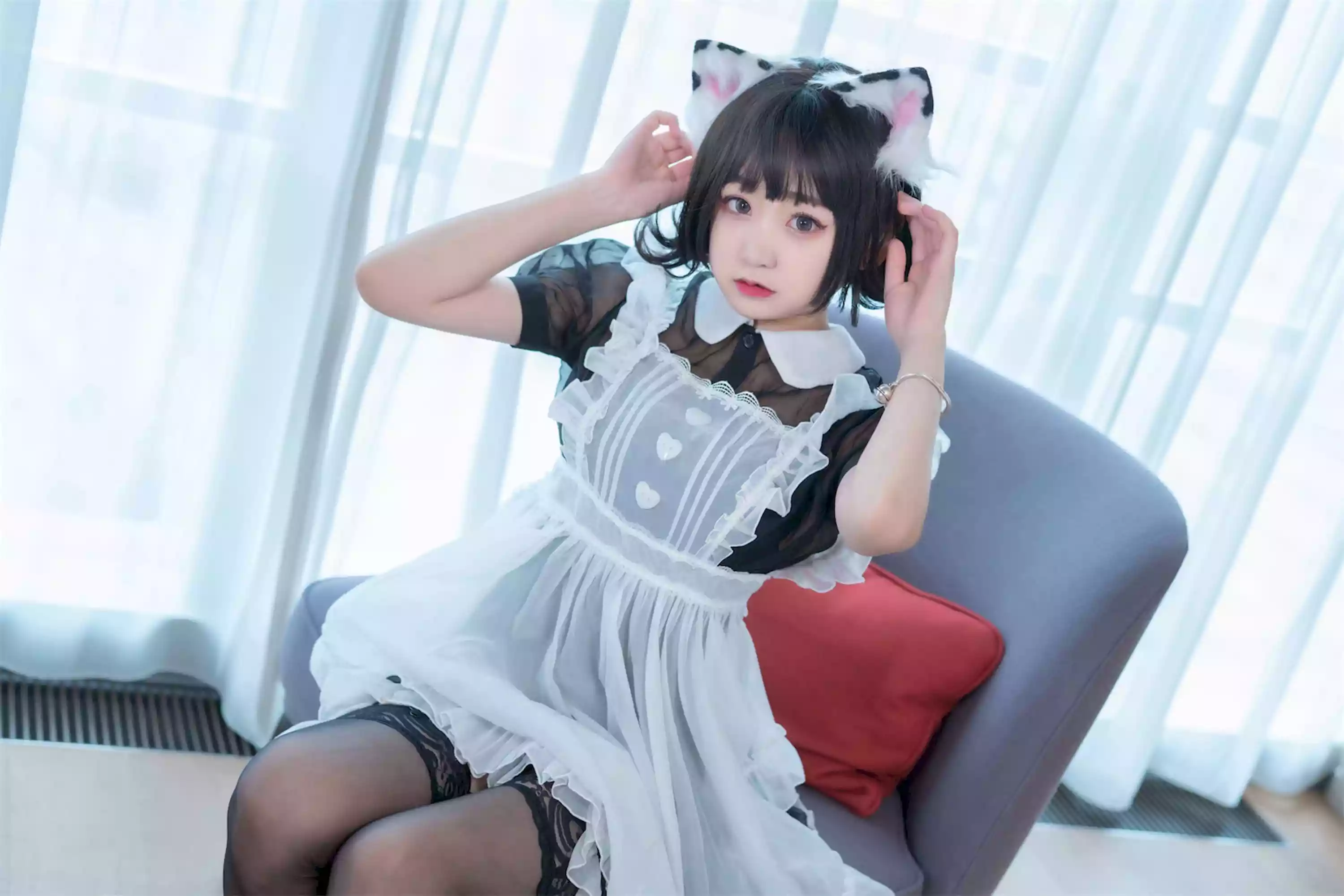 图片[3]-恩田直幸 奶牛猫女仆 美女写真集图片欣赏 - coser福利社-coser福利社