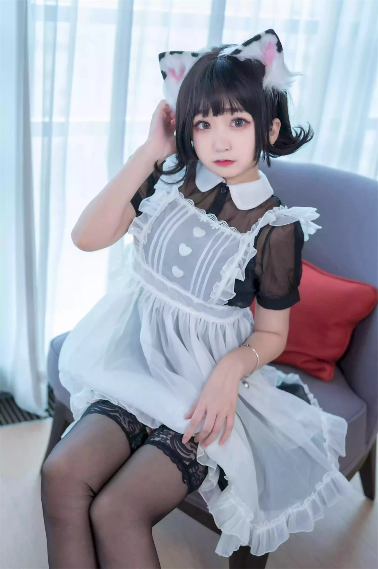 图片[1]-恩田直幸 奶牛猫女仆 美女写真集图片欣赏 - coser福利社-coser福利社