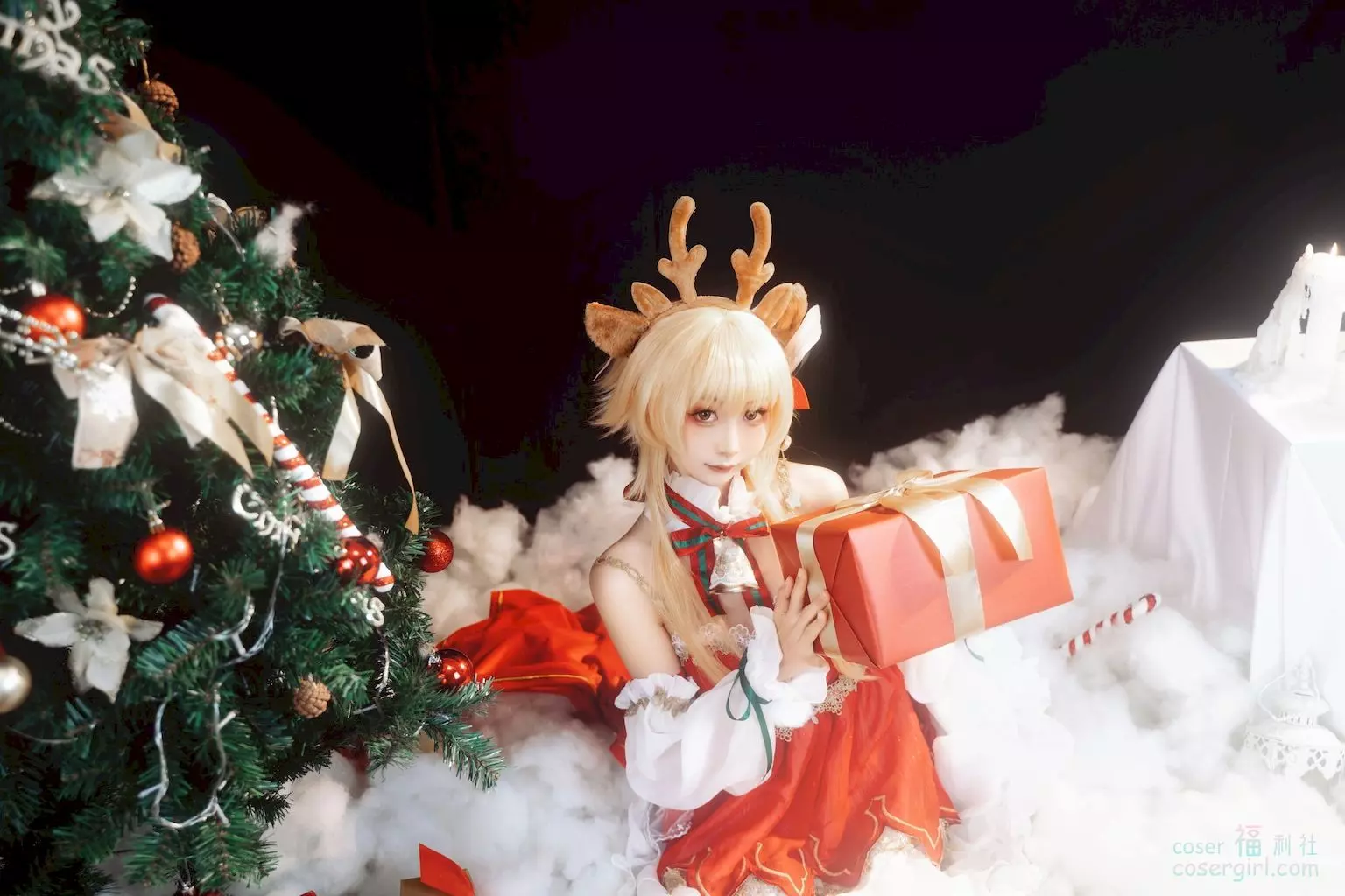 图片[2]-花音栗子-金鱼 Merry Cheistnas 美女写真集图片欣赏 - coser福利社-coser福利社