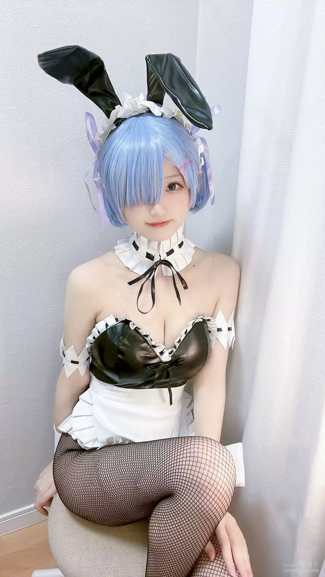 图片[2]-千阳(ちよ) バニーレムりん💙 美女图片在线欣赏 - coser福利社-coser福利社