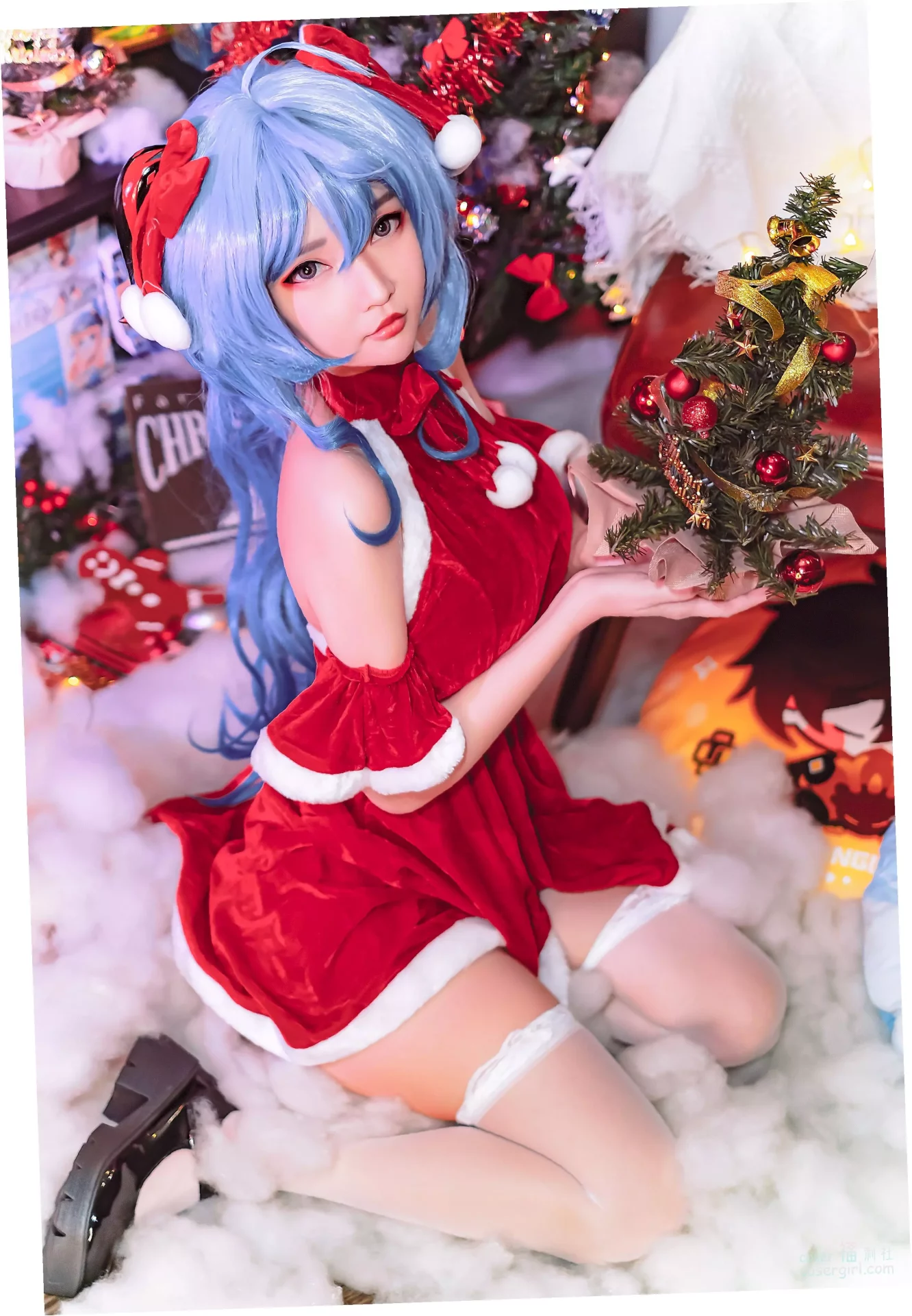 图片[2]-Potato Godzilla Santa Ganyu 美女写真图片欣赏 - coser福利社-coser福利社