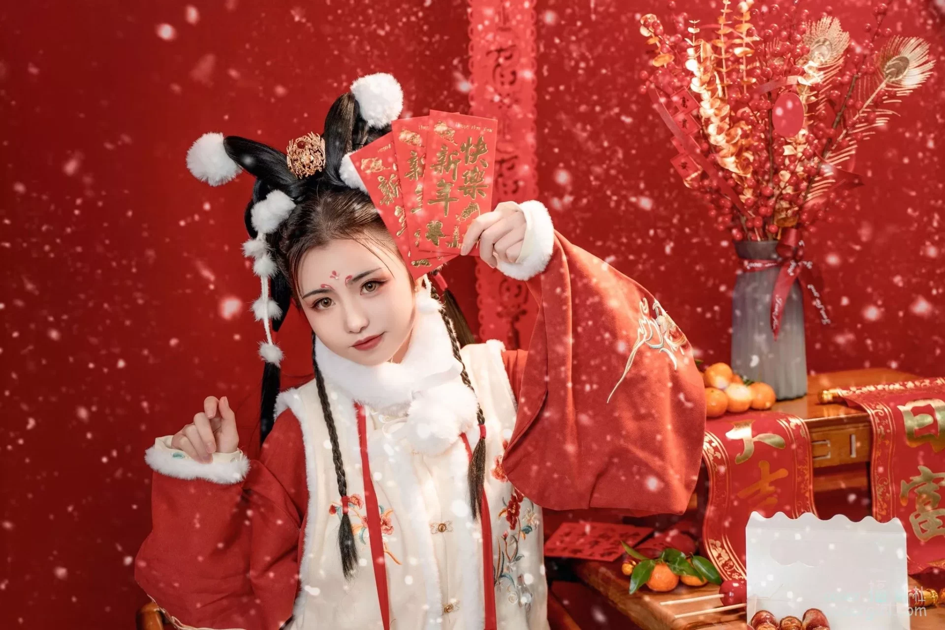图片[3]-喵小吉-新年特辑•玉兔迎春 美女写真图片欣赏 - coser福利社-coser福利社