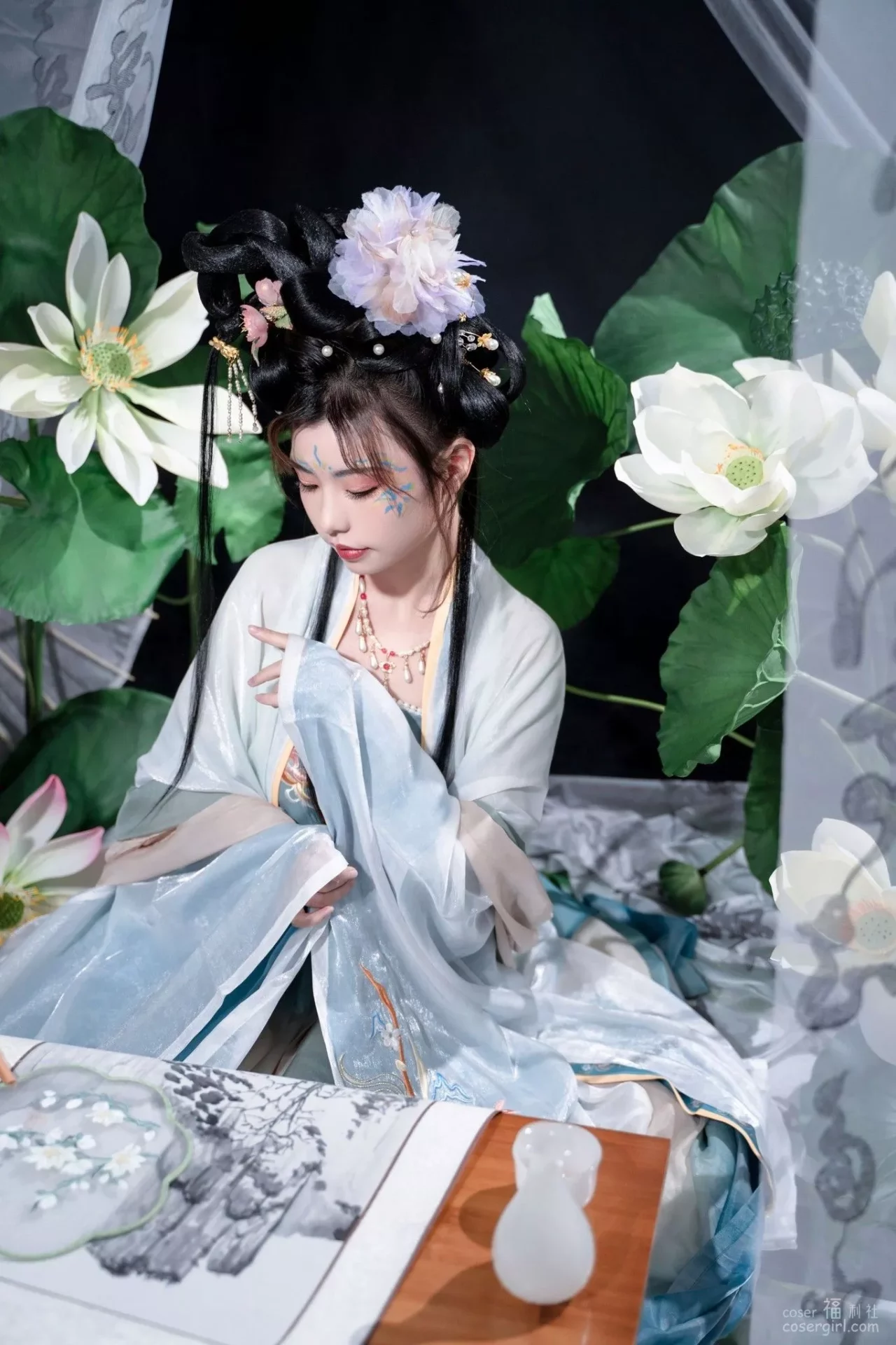 图片[4]-喵小吉-古风•月华清 美女写真图片欣赏 - coser福利社-coser福利社