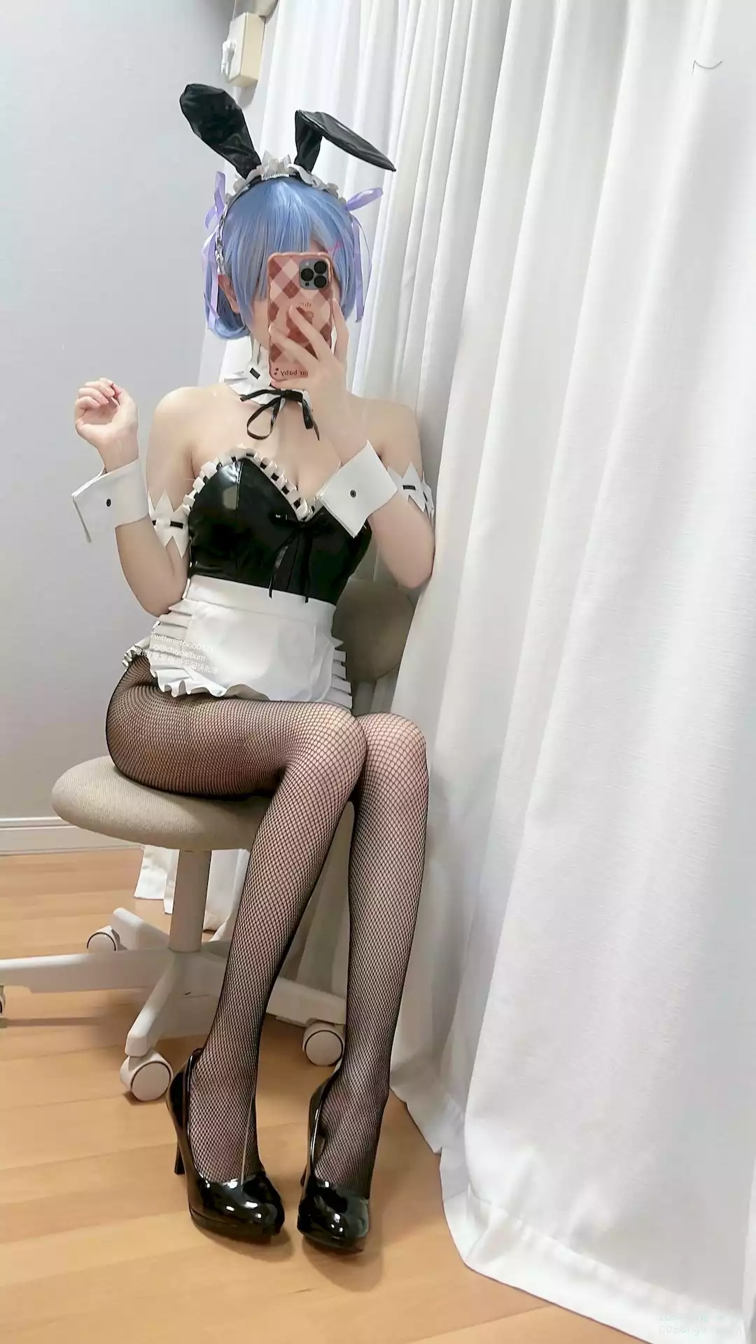 图片[1]-千阳(ちよ) バニーレムりん💙 美女图片在线欣赏 - coser福利社-coser福利社