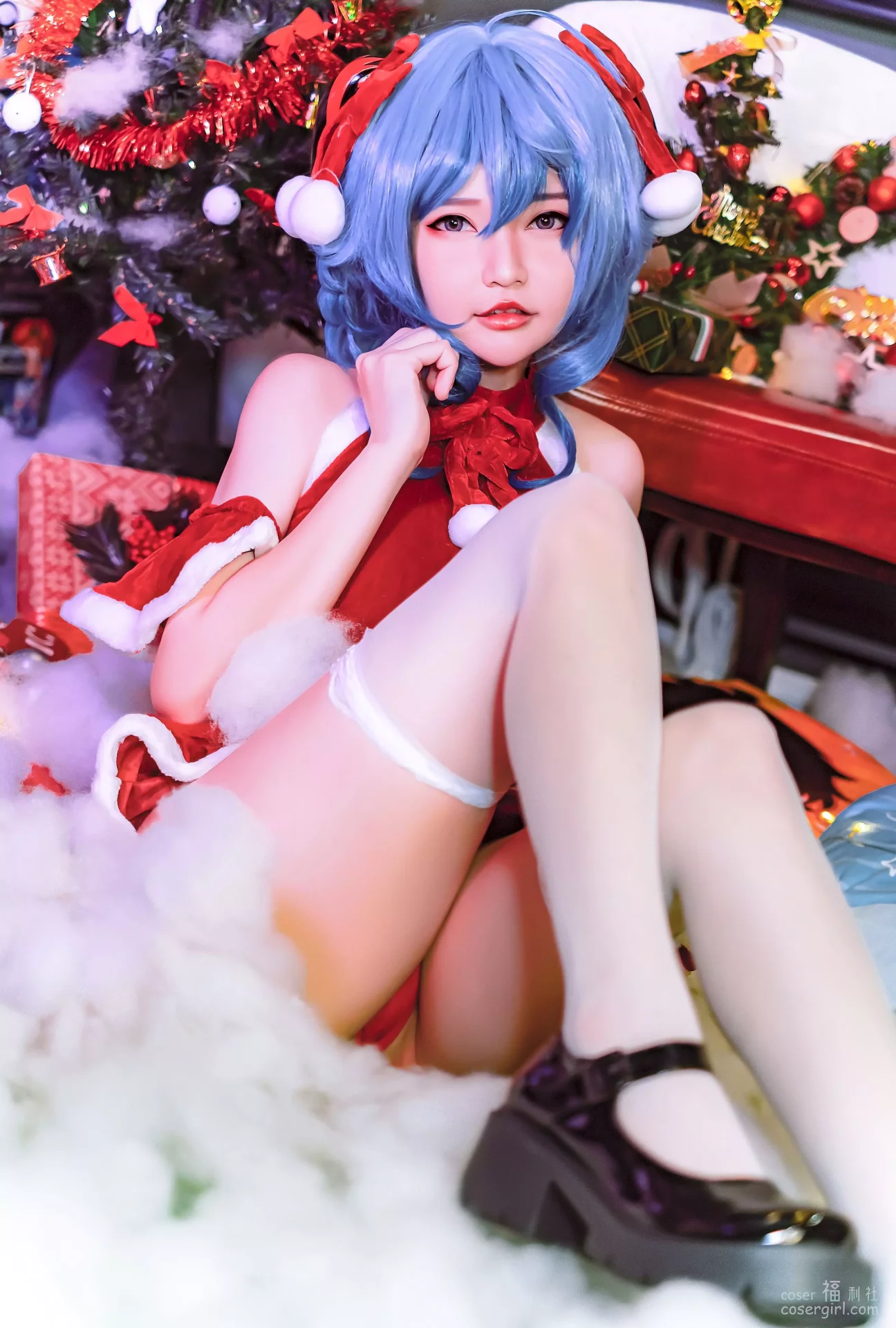 图片[5]-Potato Godzilla Santa Ganyu 美女写真图片欣赏 - coser福利社-coser福利社