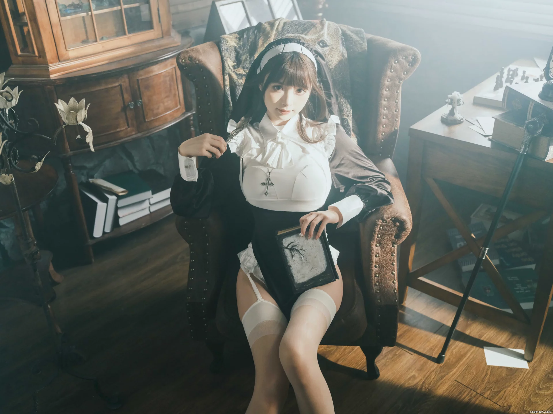 图片[2]-河豚抚子 修女 美女写真图片欣赏 - coser福利社-coser福利社