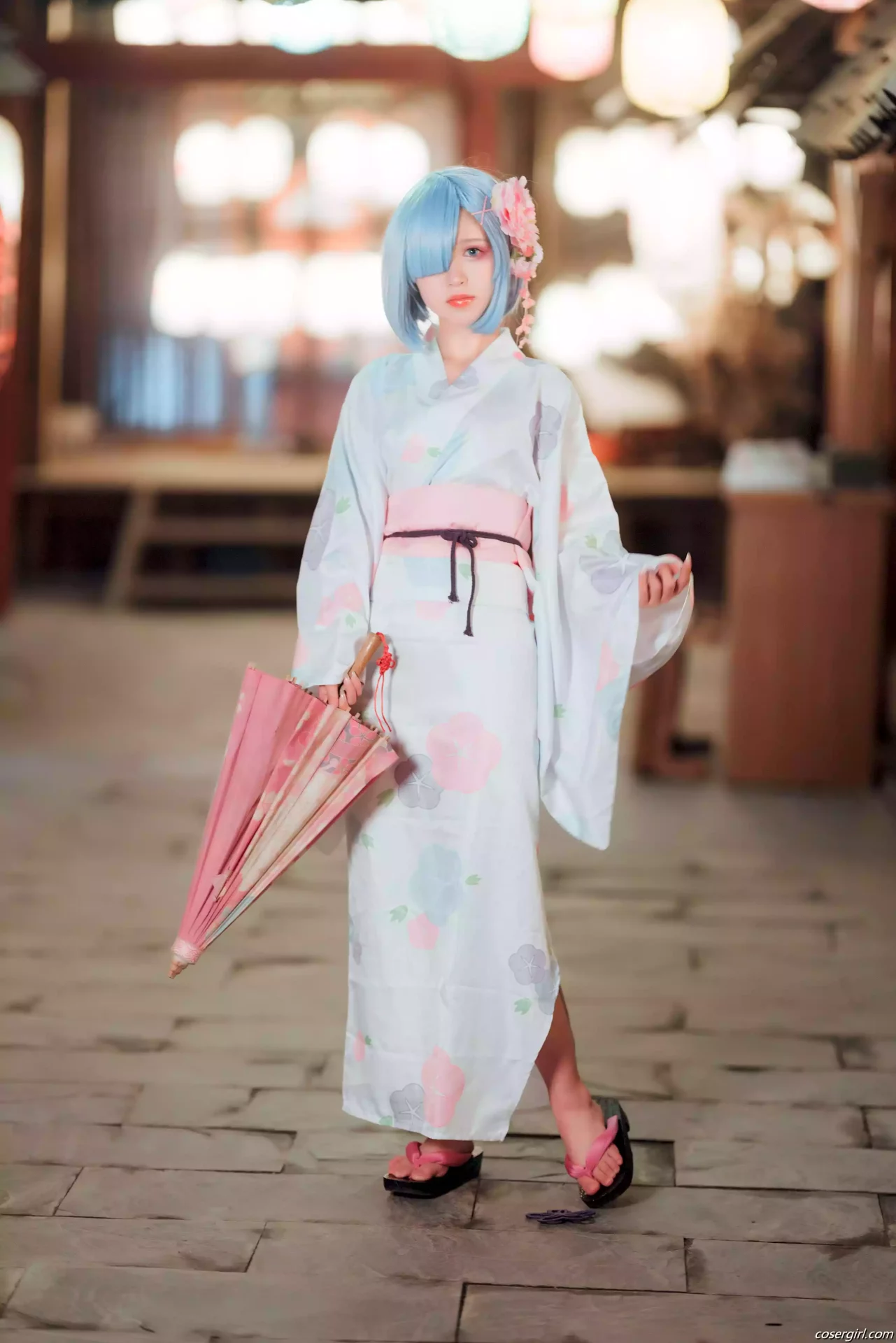 图片[4]-晕崽Zz 和服蕾姆 美女写真图片在线欣赏 - coser福利社-coser福利社