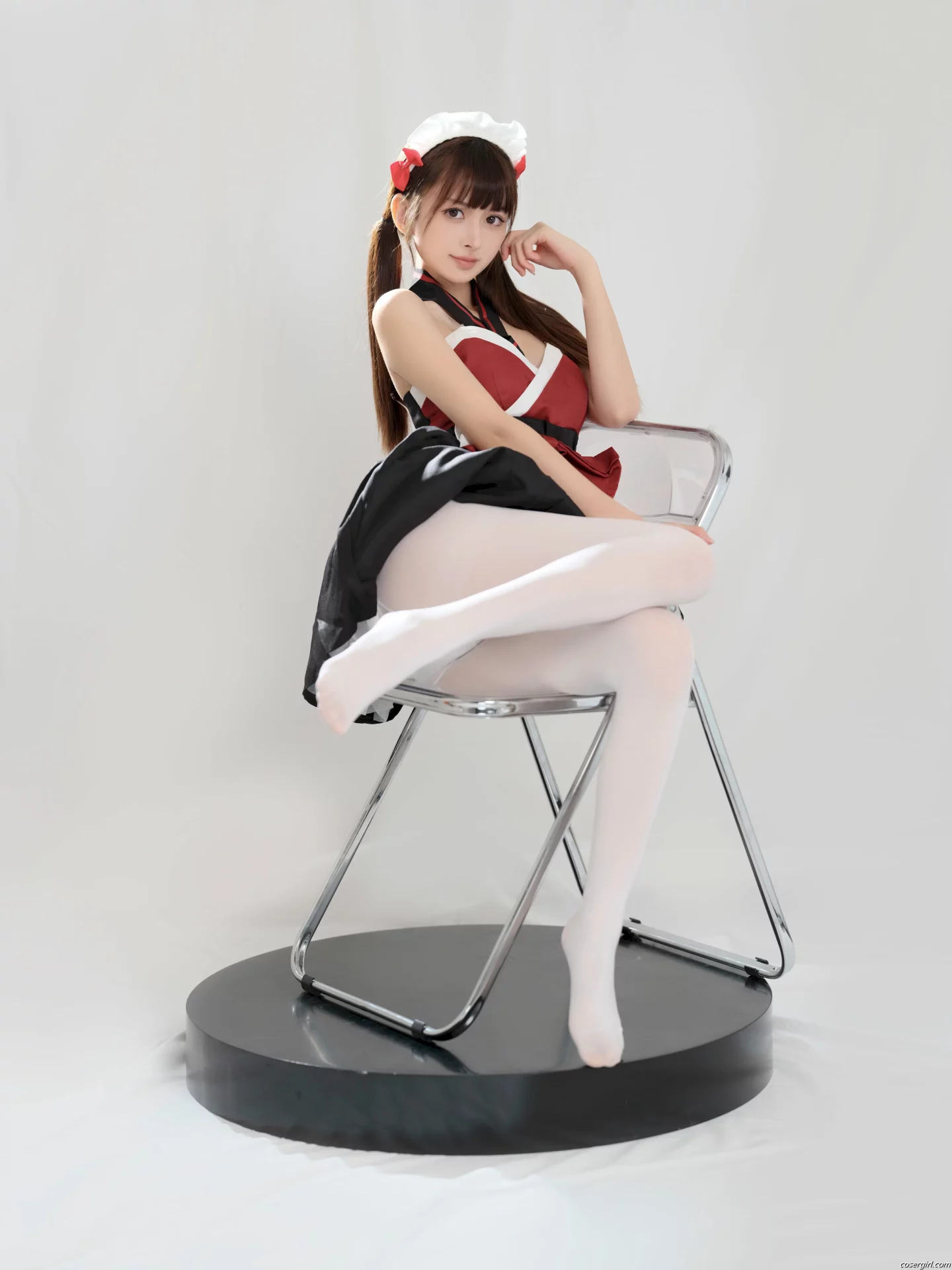 图片[6]-河豚抚子 红衣小女仆 美女写真图片欣赏 - coser福利社-coser福利社