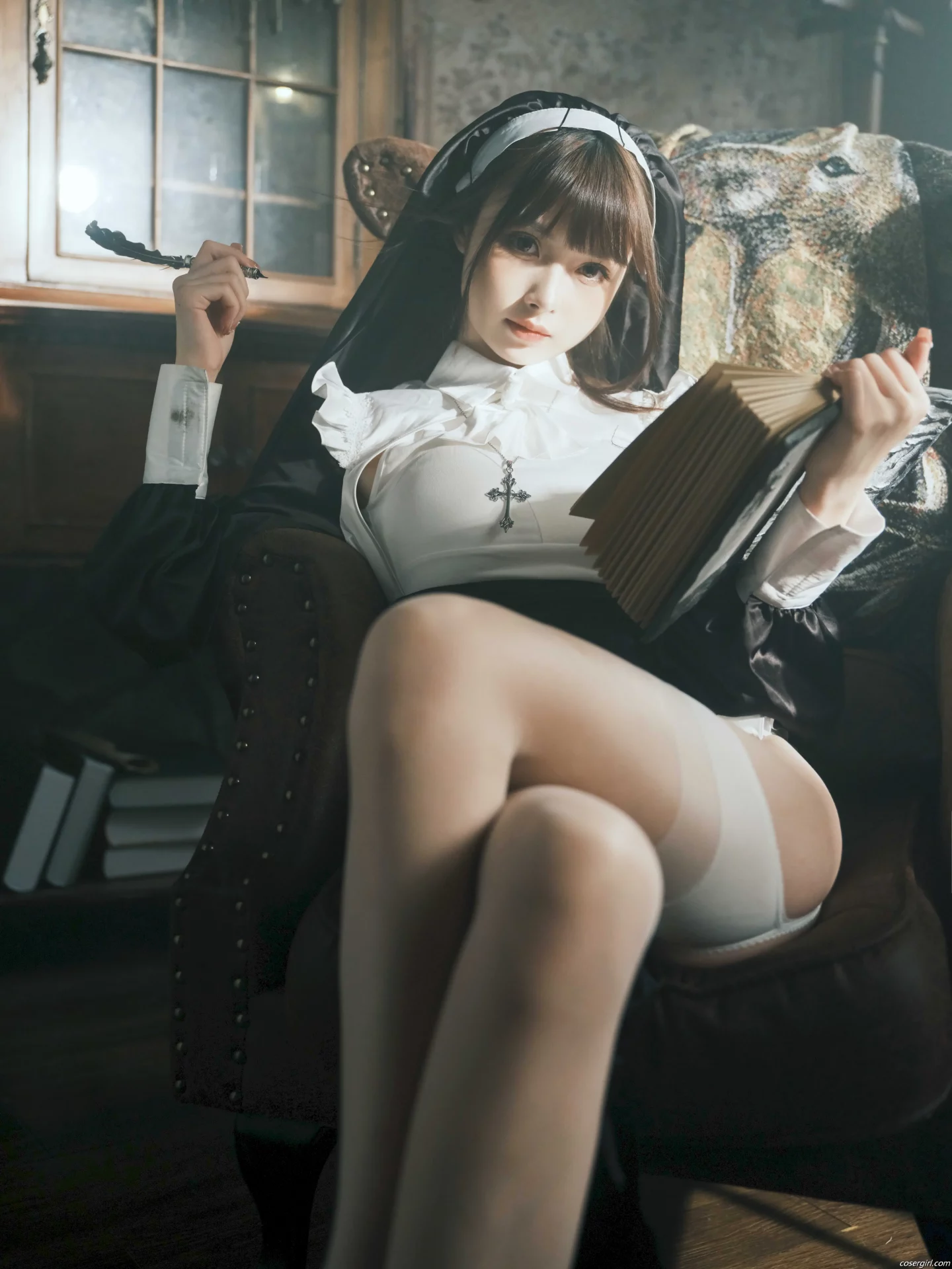 图片[3]-河豚抚子 修女 美女写真图片欣赏 - coser福利社-coser福利社