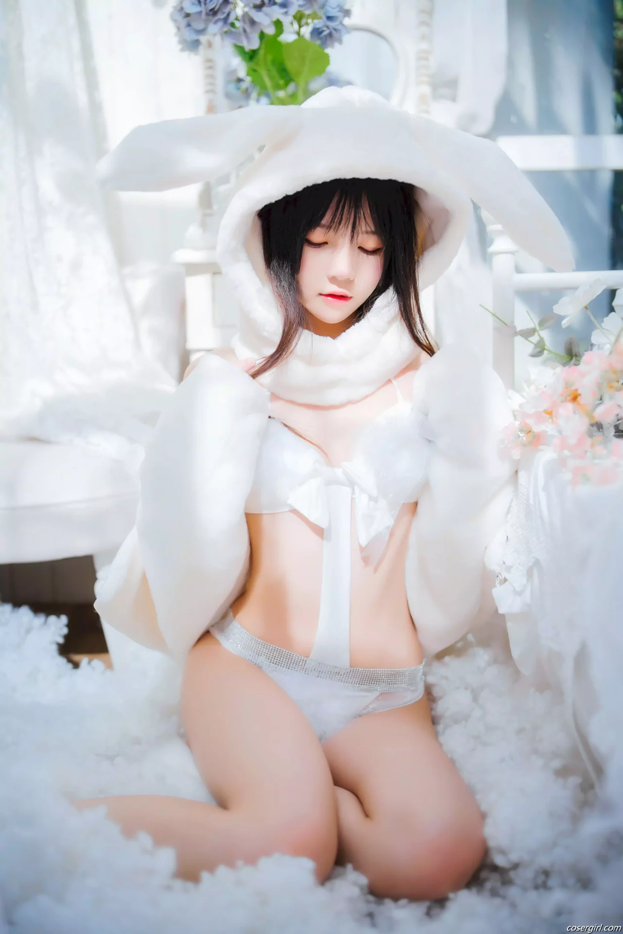 图片[3]-桜桃喵 小白兔 美女写真图片欣赏 - coser福利社-coser福利社