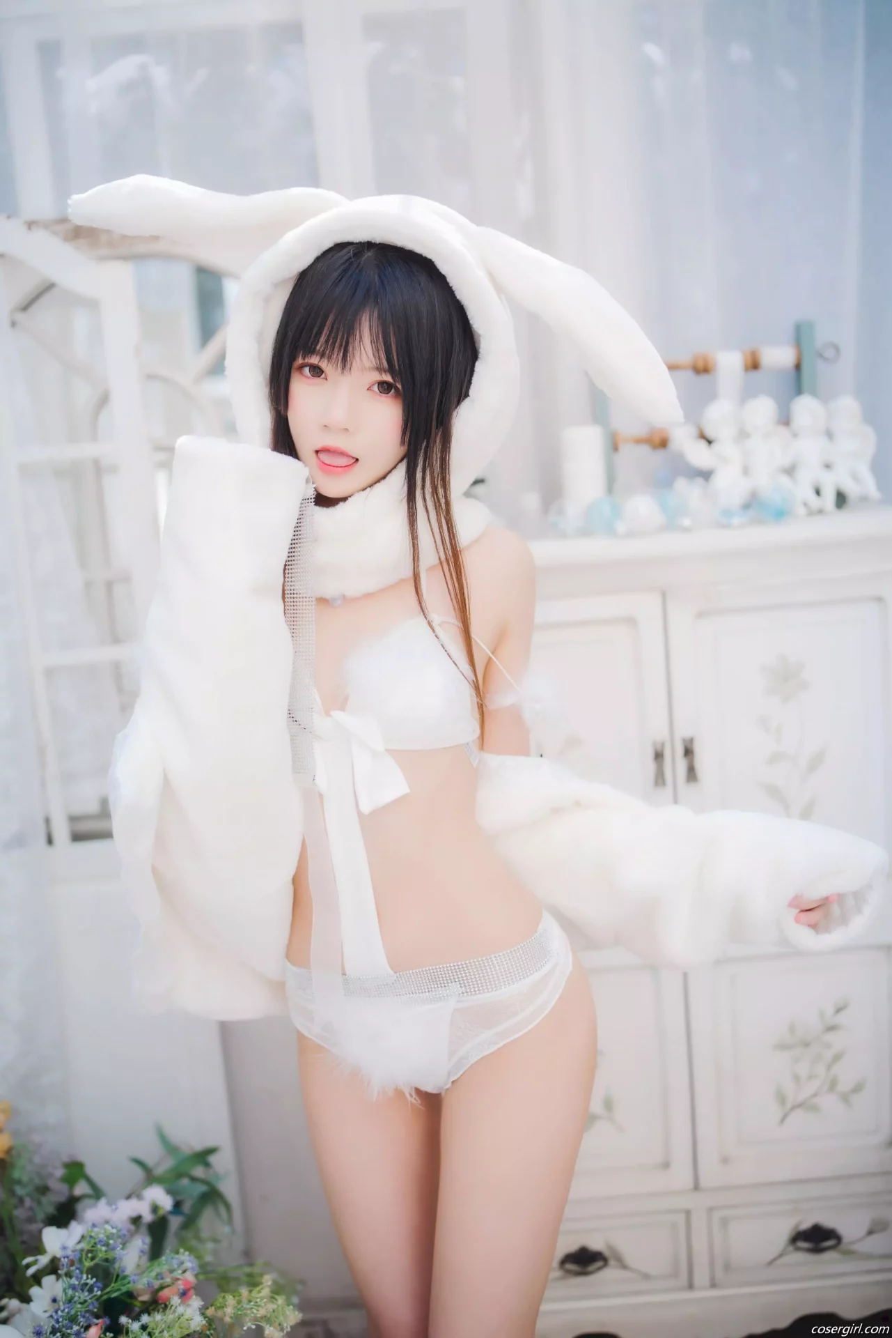 图片[6]-桜桃喵 小白兔 美女写真图片欣赏 - coser福利社-coser福利社