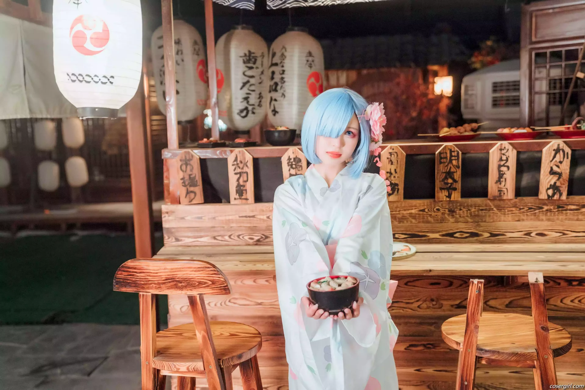 图片[10]-晕崽Zz 和服蕾姆 美女写真图片在线欣赏 - coser福利社-coser福利社