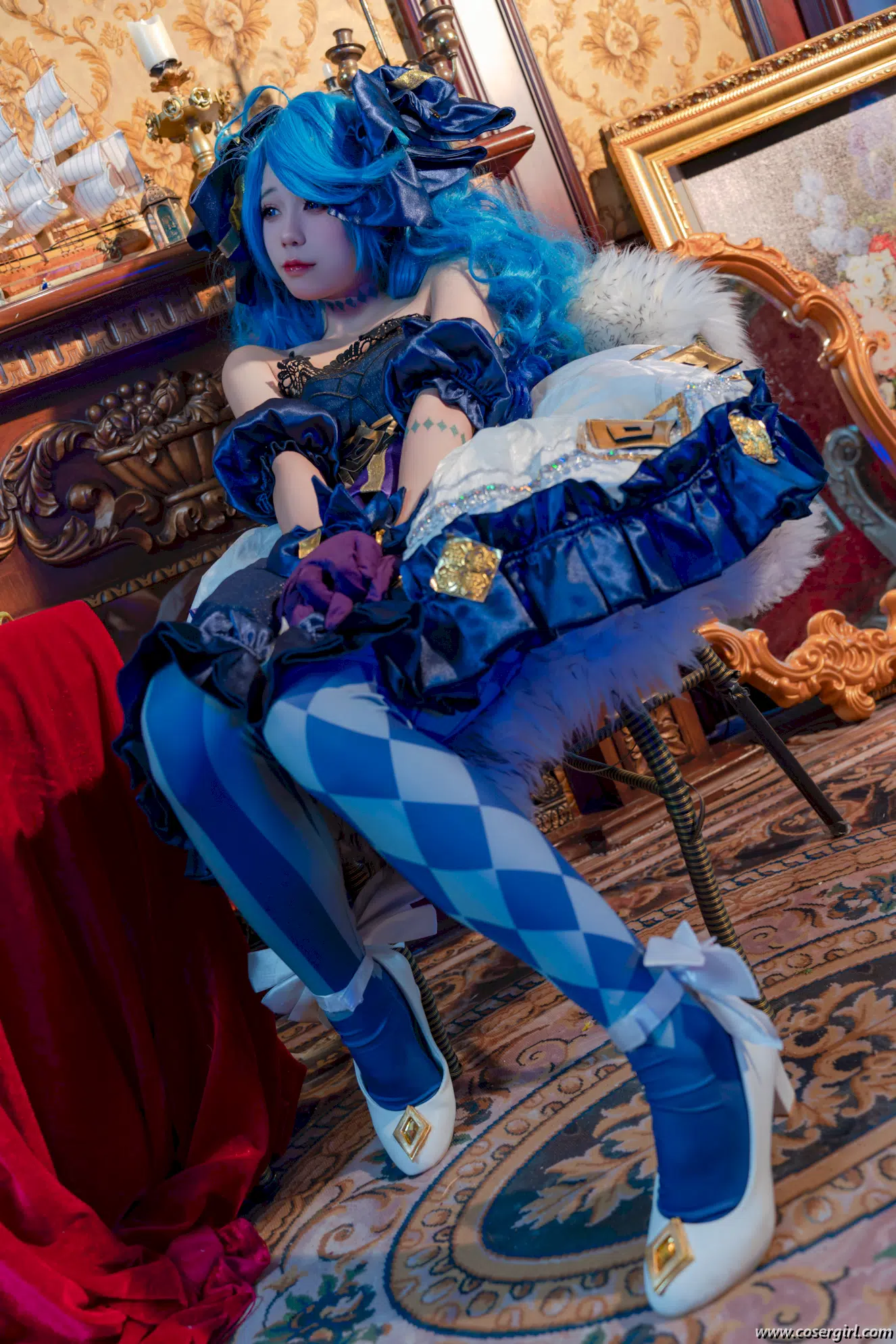 图片[8]-黏黏团子兔 《兔兔班车·格温》 美女写真图片预览 - coser福利社-coser福利社